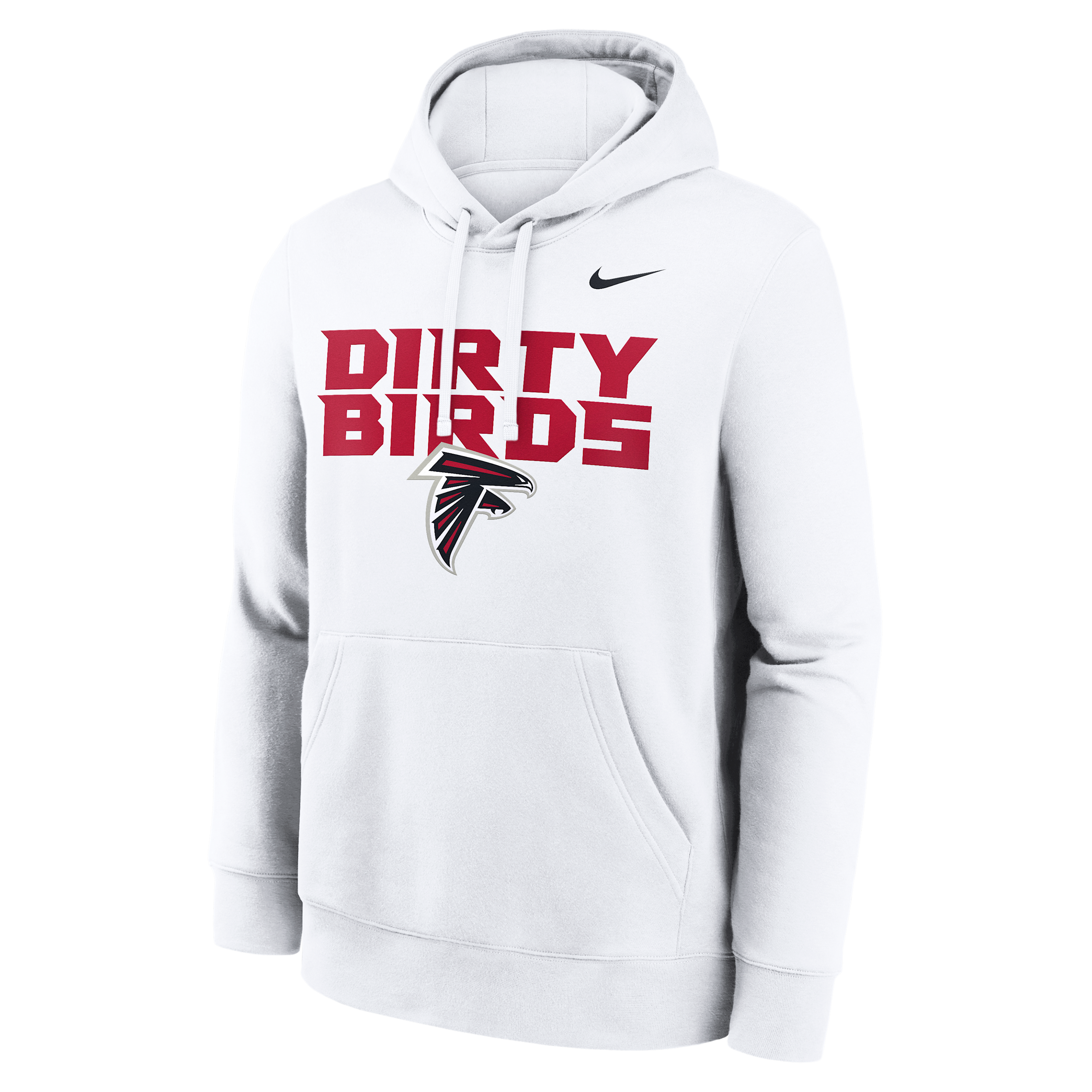 Atlanta Falcons Gap Shooter Club Nike Men's NFL Pullover Hoodie in White | NKDK10A96-MZ4