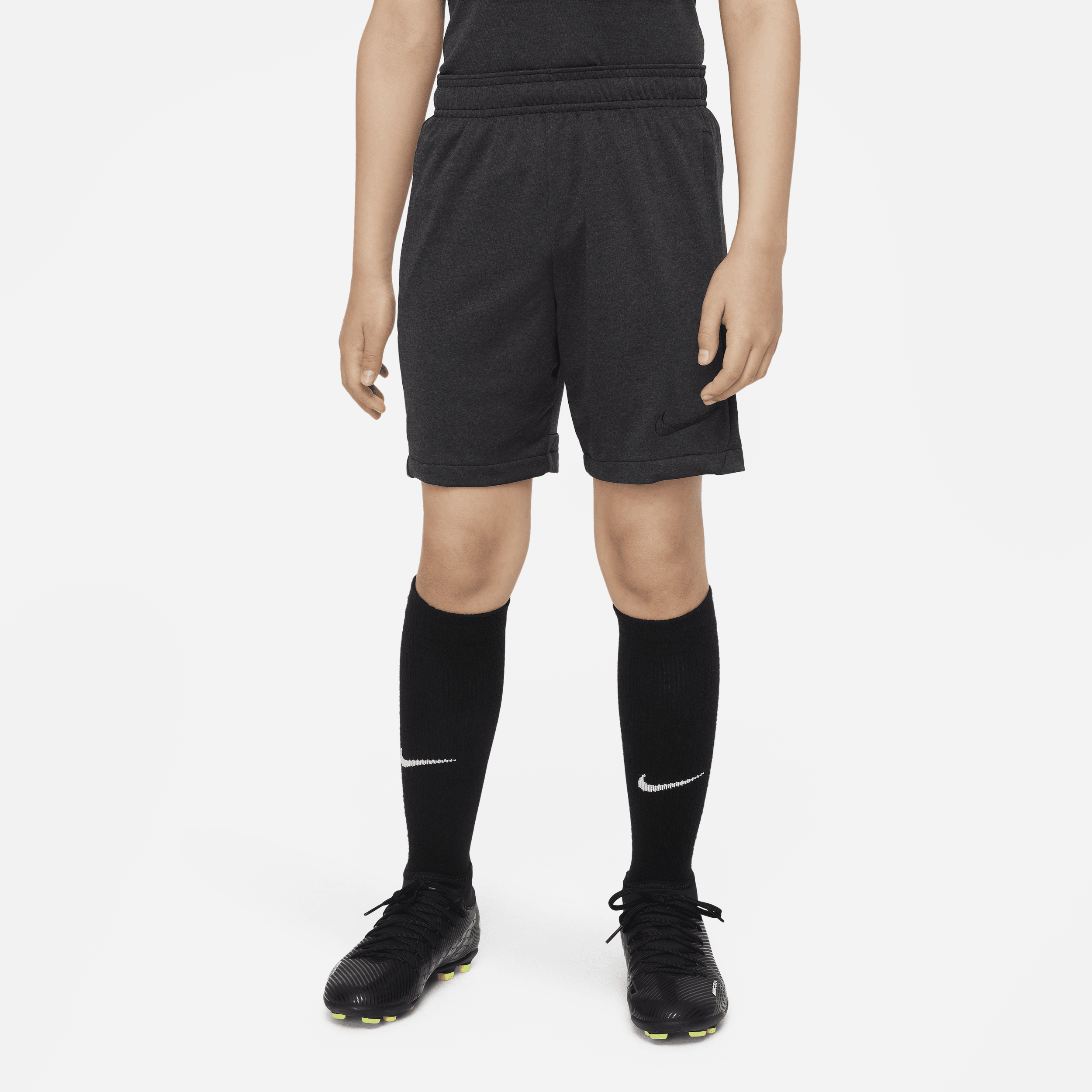 Nike Dri-fit Academy Big Kids' Soccer Shorts In Black