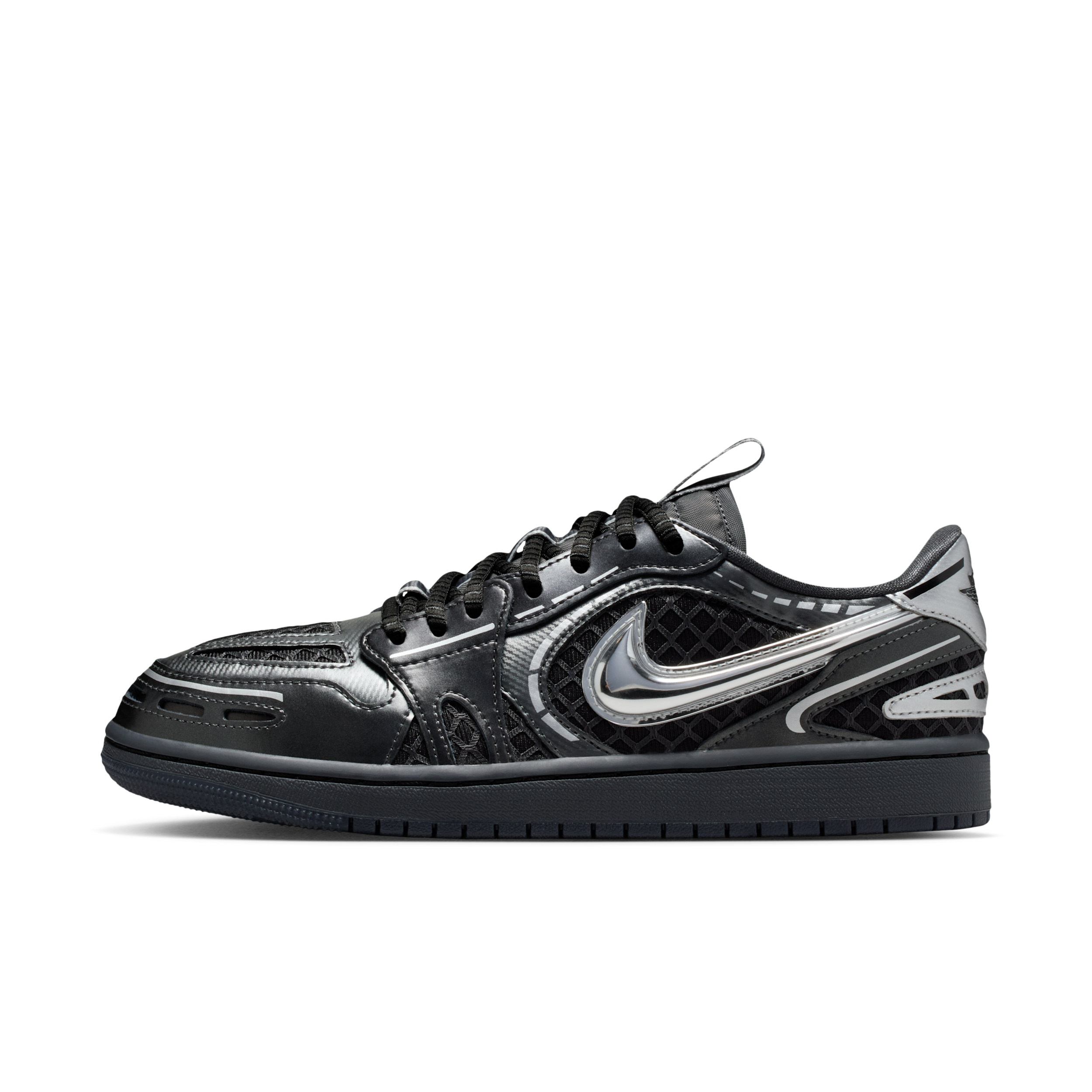 Jordan Women's Air  1 Low Method Of Make Shoes In Black