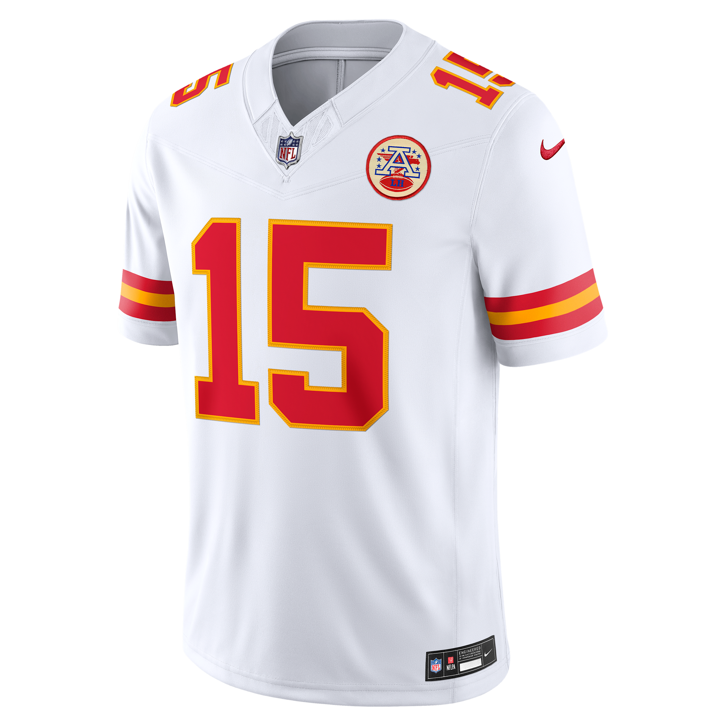 Patrick Mahomes Kansas City Chiefs Nike Men's Dri-FIT NFL Limited Jersey in White | 37NMKCLR7GF-0G4