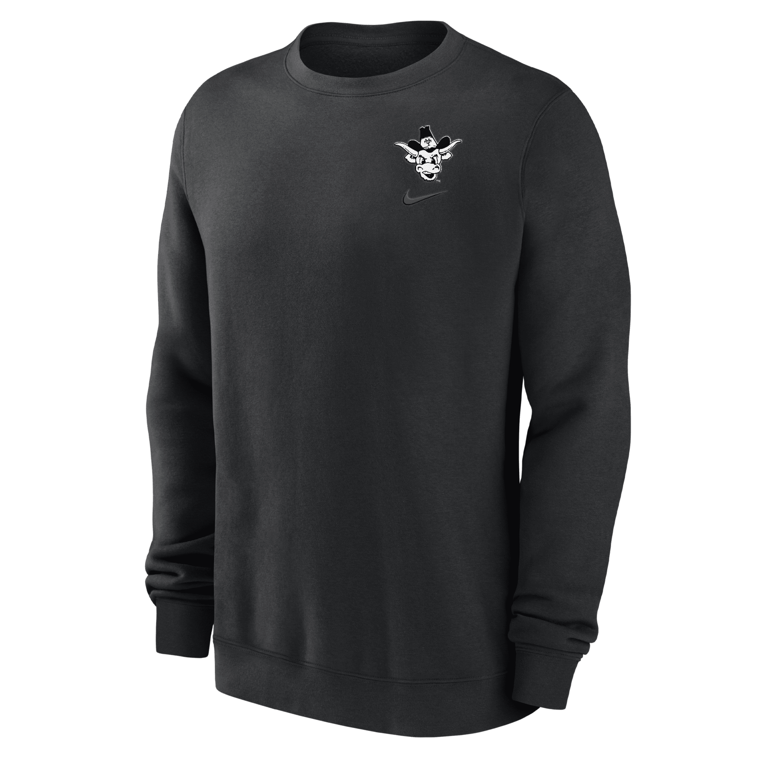 Shop Nike Texas Club Fleece  Men's College Sweatshirt In Black