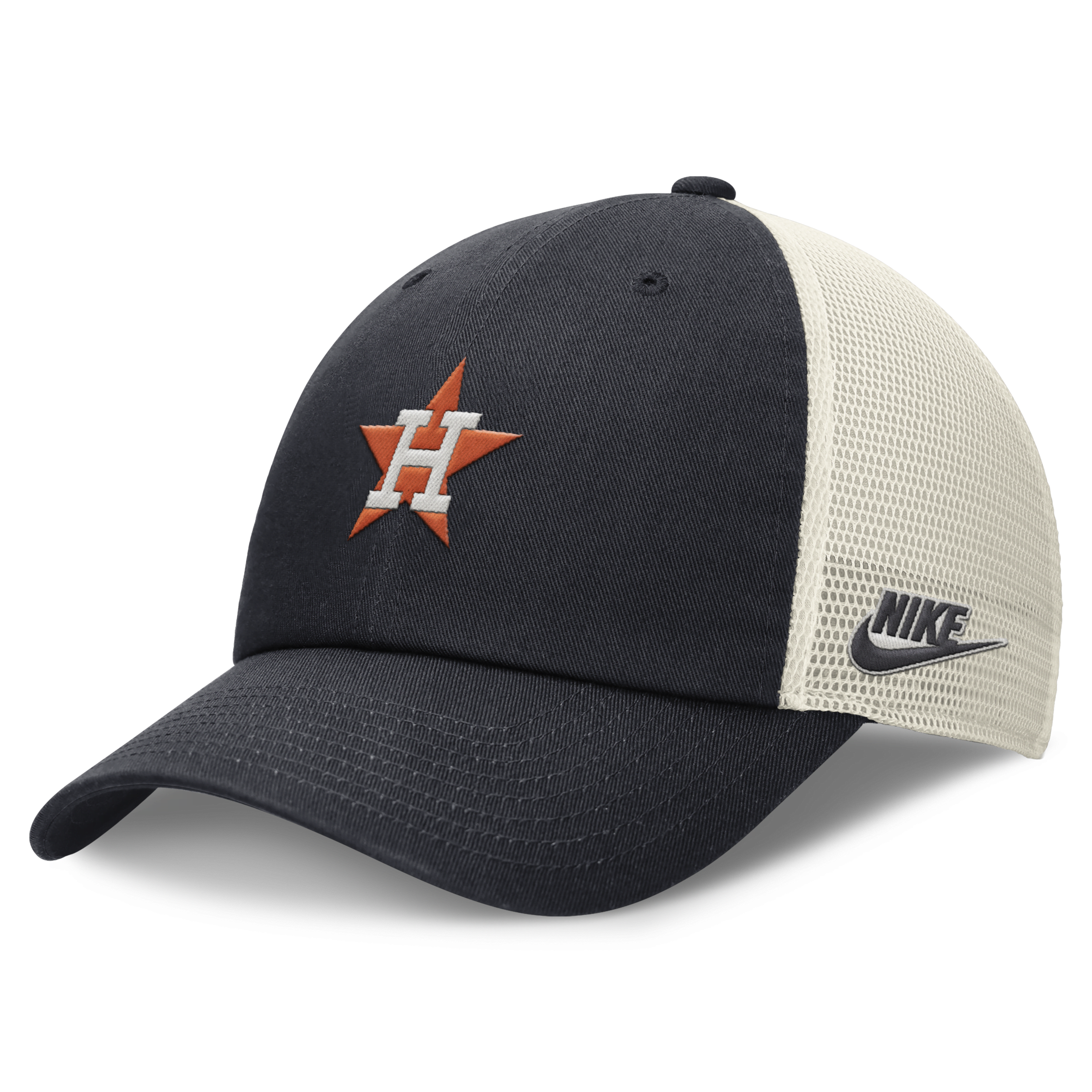 Shop Nike Houston Astros Rewind Cooperstown Club  Men's Mlb Trucker Adjustable Hat In Blue