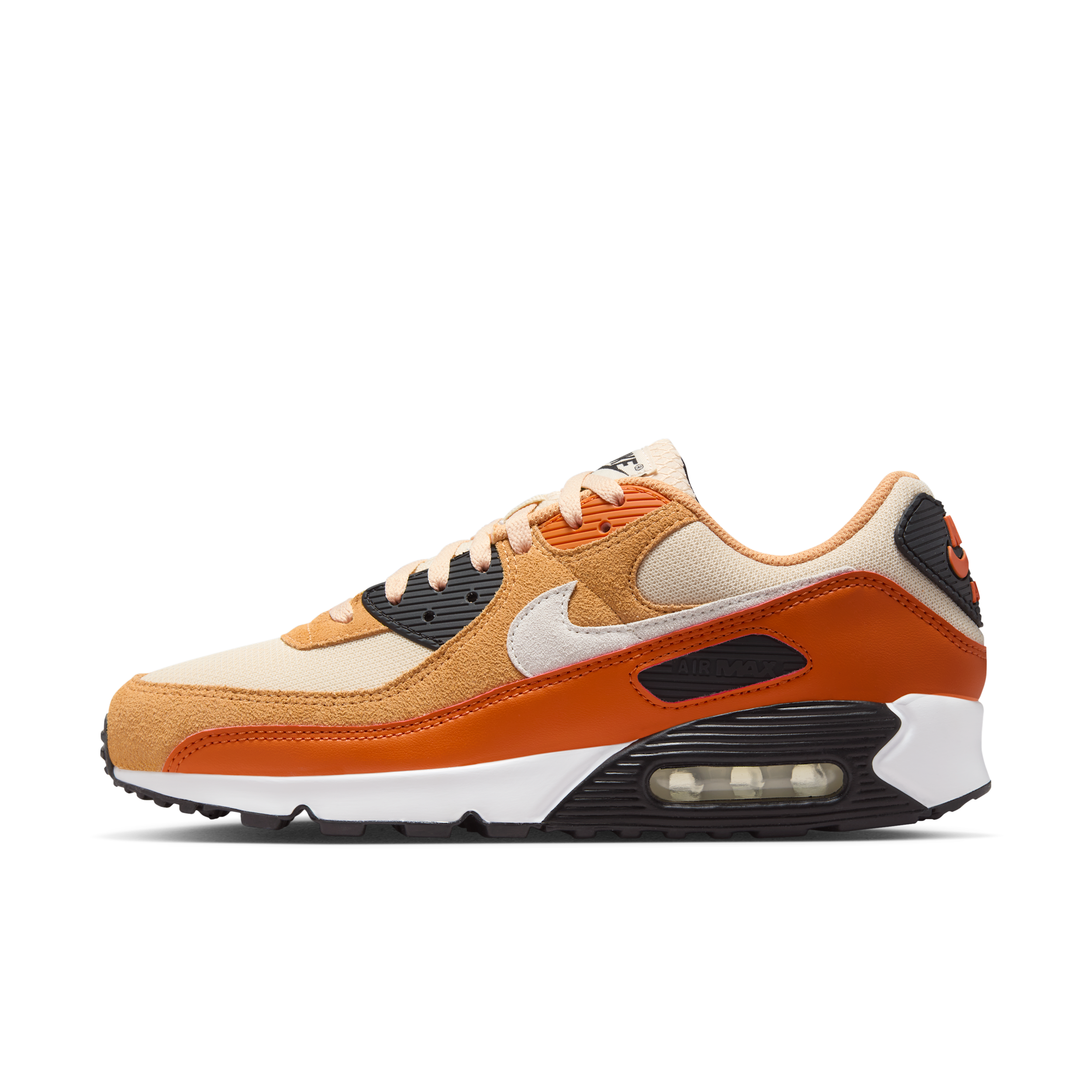 Nike Men's Air Max 90 Shoes In Orange