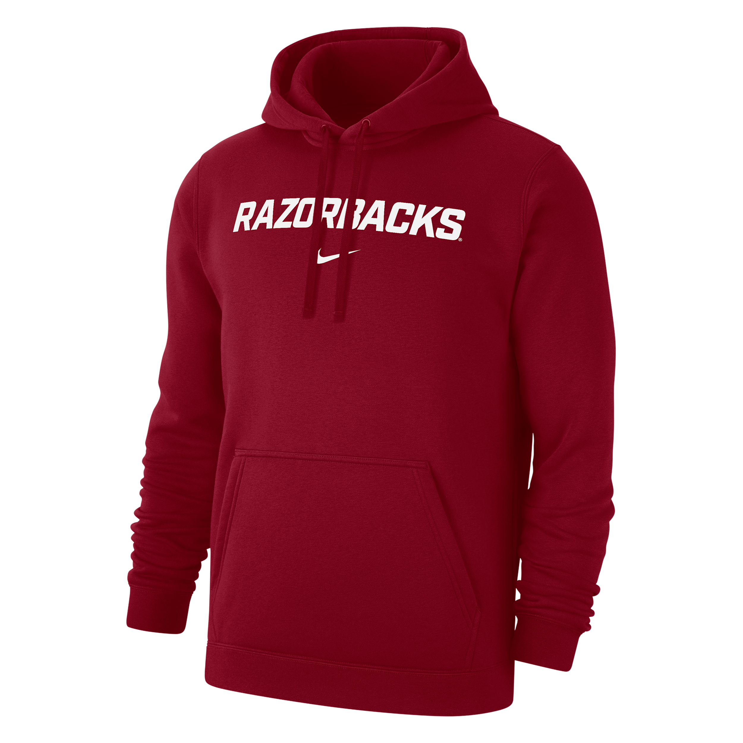 Nike Arkansas Club Fleece  Men's College Pullover Hoodie In Red