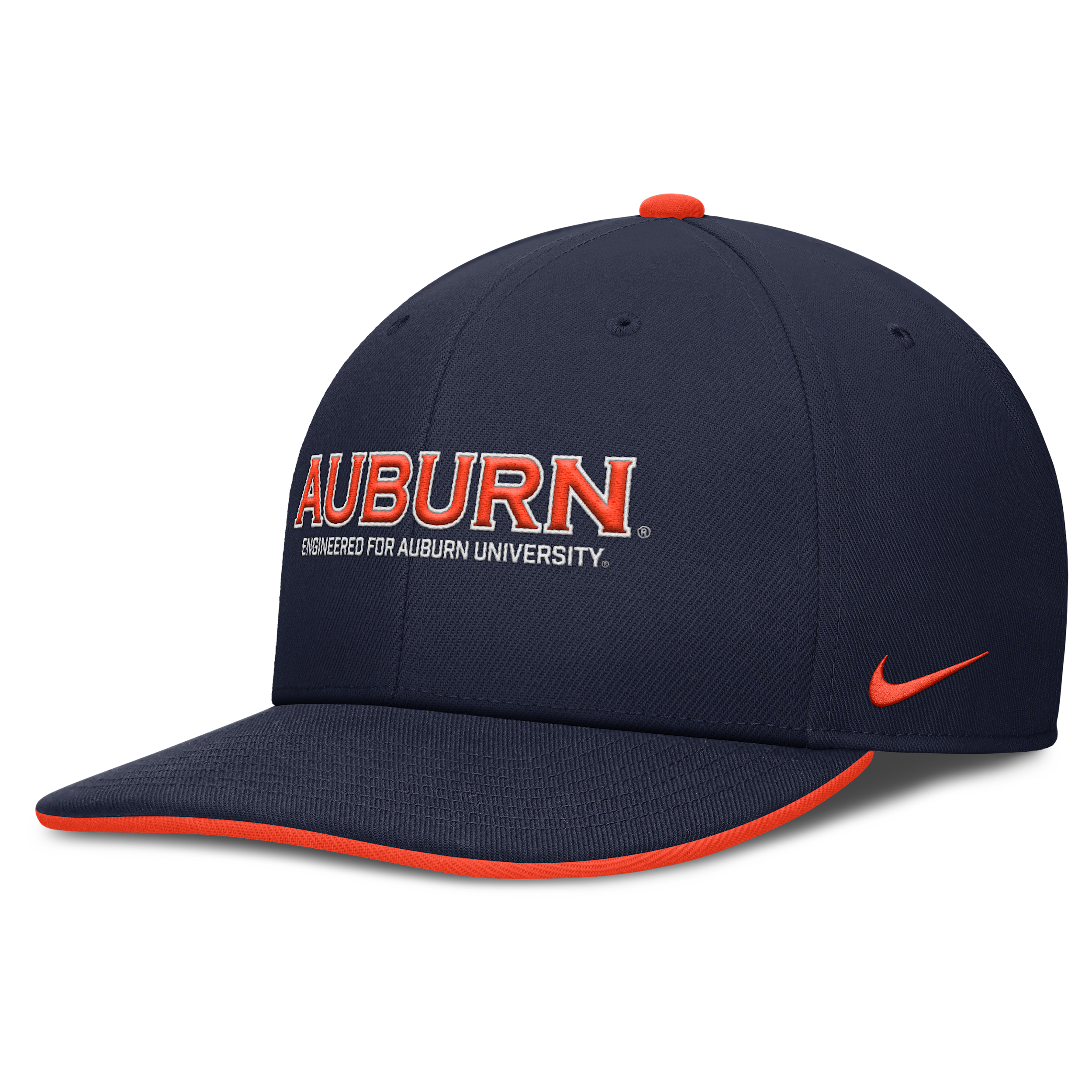 Nike Men's Navy Auburn Tigers 2025 On-field Pro Dri-fit Adjustable Hat In Blue
