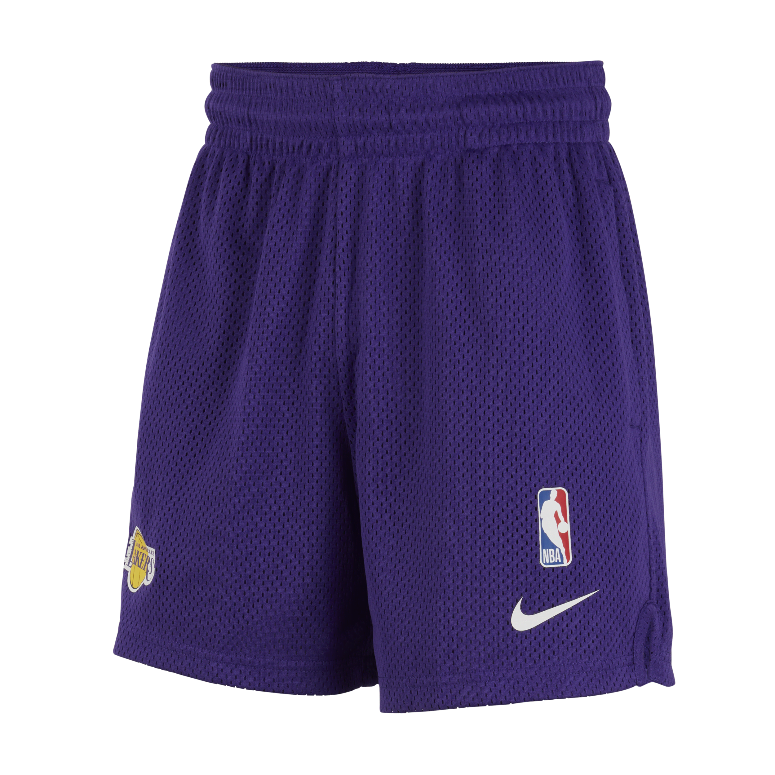 Nike Los Angeles Lakers Spotlight Big Kids'  Dri-fit Nba Shorts In Purple