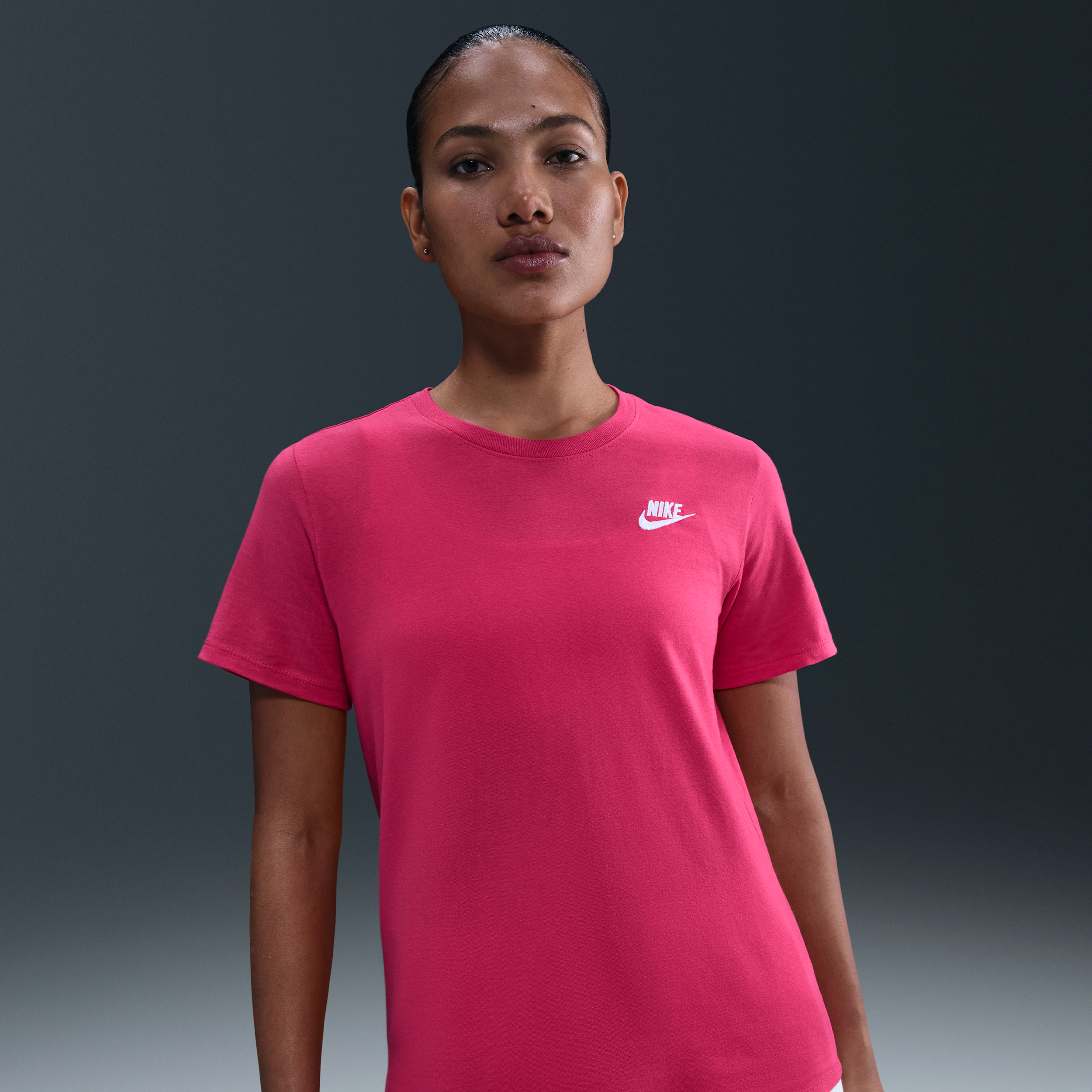Nike Women's  Sportswear Club Essentials T-shirt In Pink