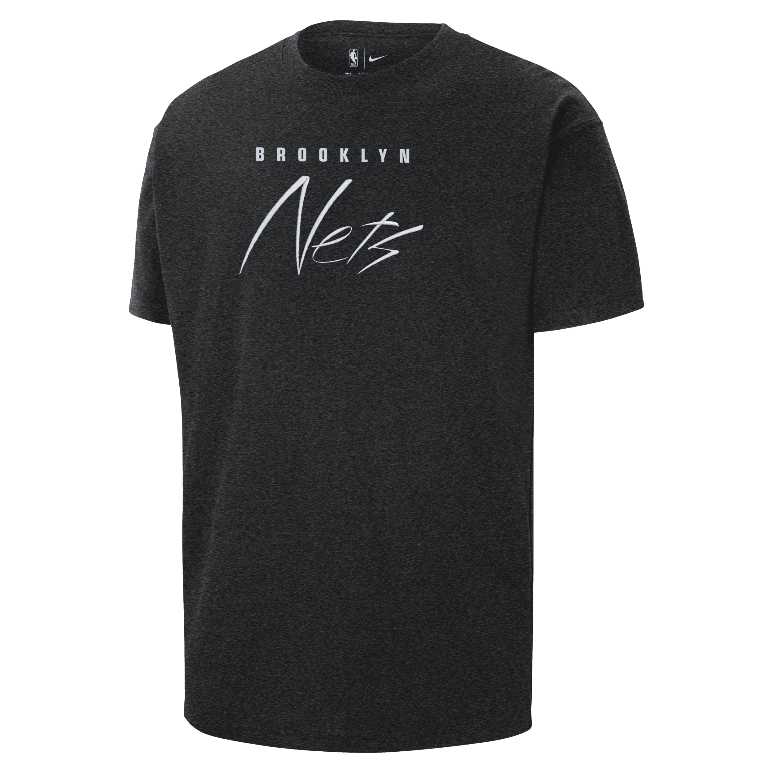 Nike Brooklyn Nets Courtside  Men's Nba Max90 T-shirt In Black