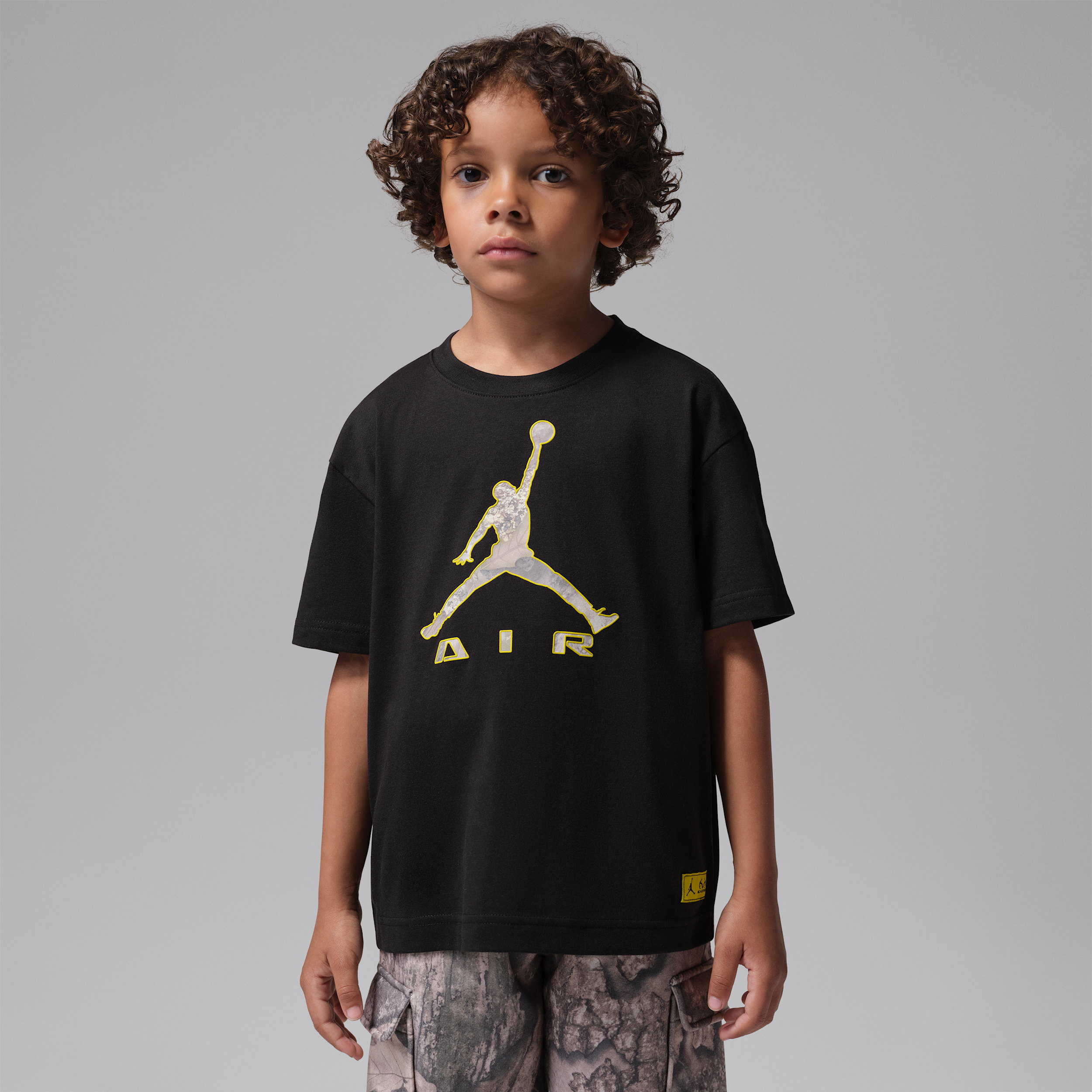 Jordan Little Kids' Brooklyn Realtree T-Shirt in Black | 85G273-023