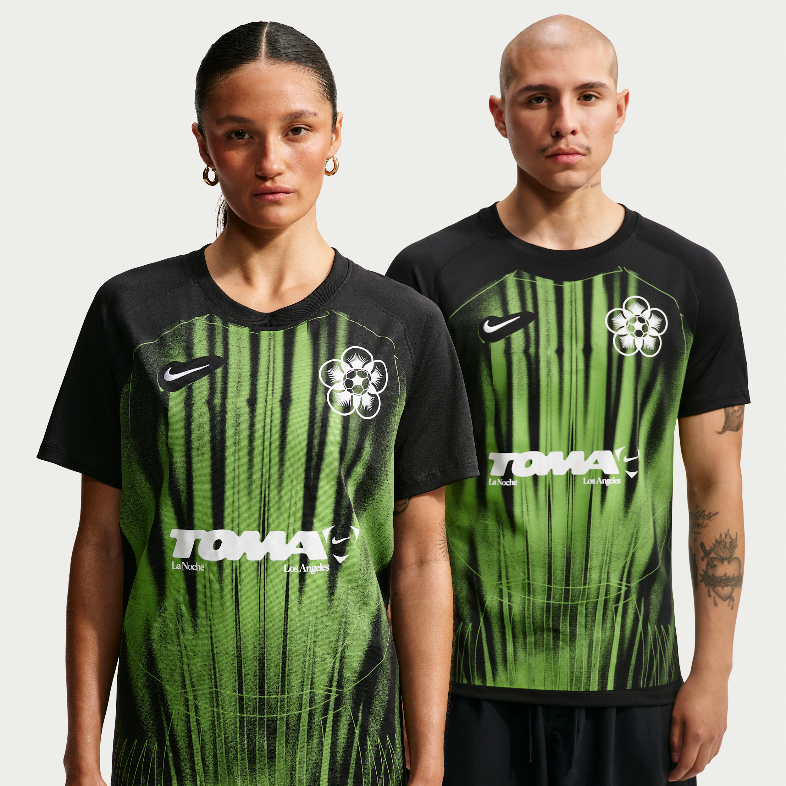 TOMA x Compton Football Club Nike Men's Dri-FIT Soccer Short-Sleeve Jersey in Black | JK1410-010
