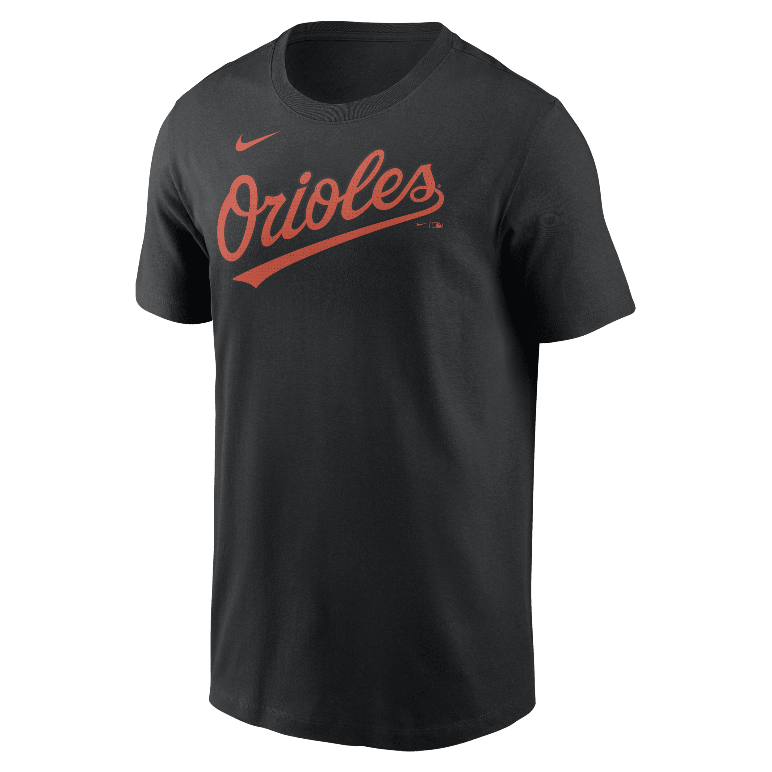 Nike Black Baltimore Orioles Fuse Wordmark T-shirt In Black
