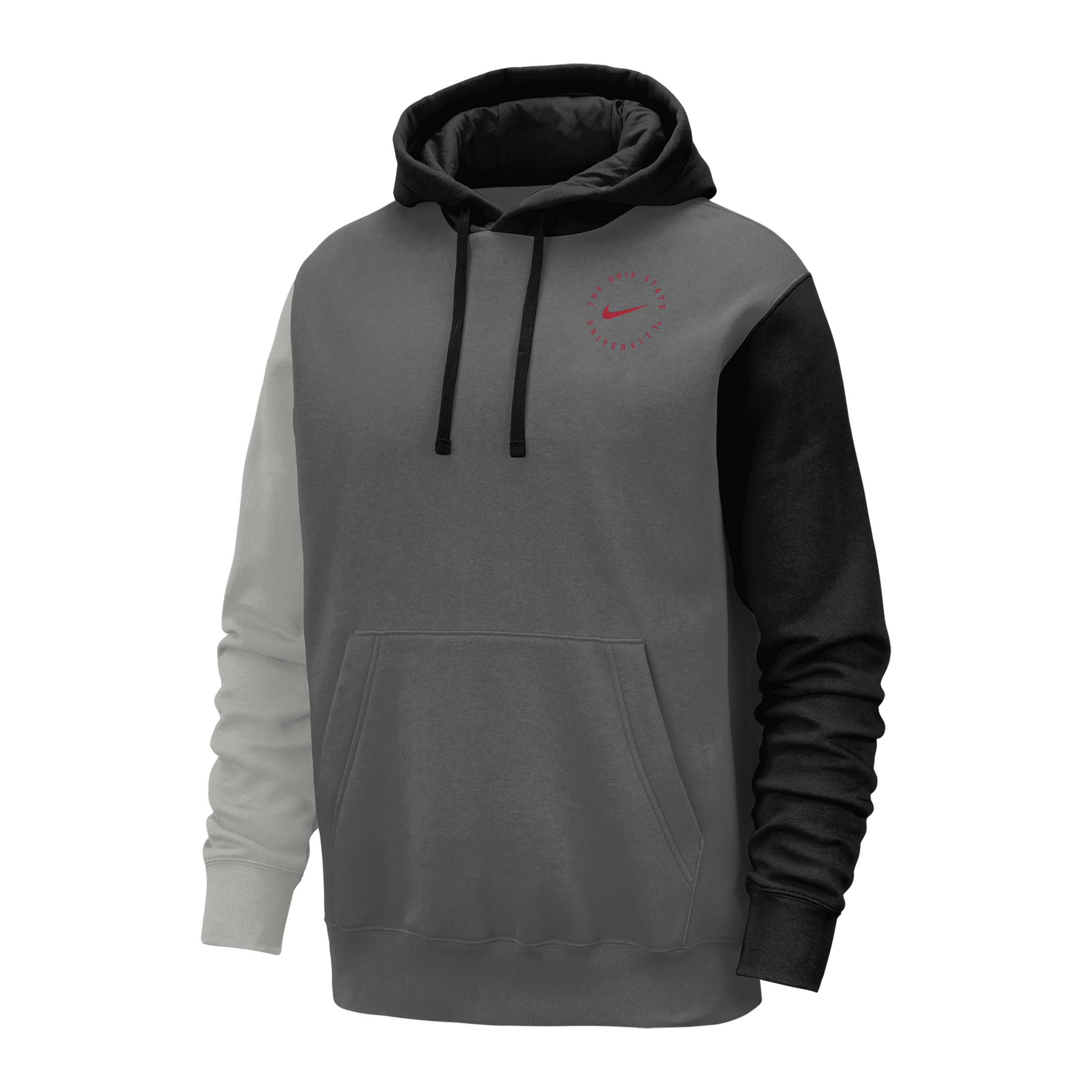 Nike Ohio State Club Fleece  Men's College Hoodie In Grey