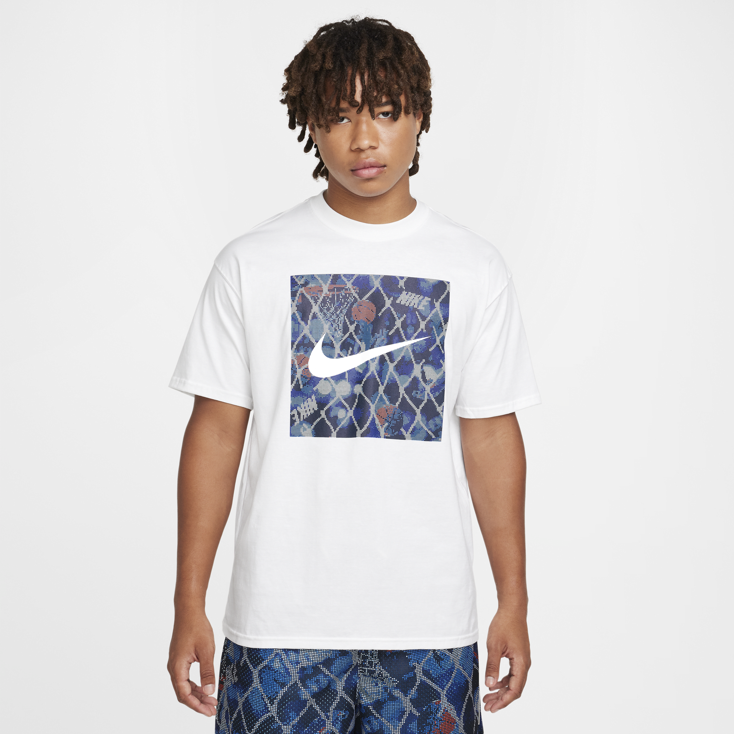 Nike Men's Max90 Basketball T-shirt In White