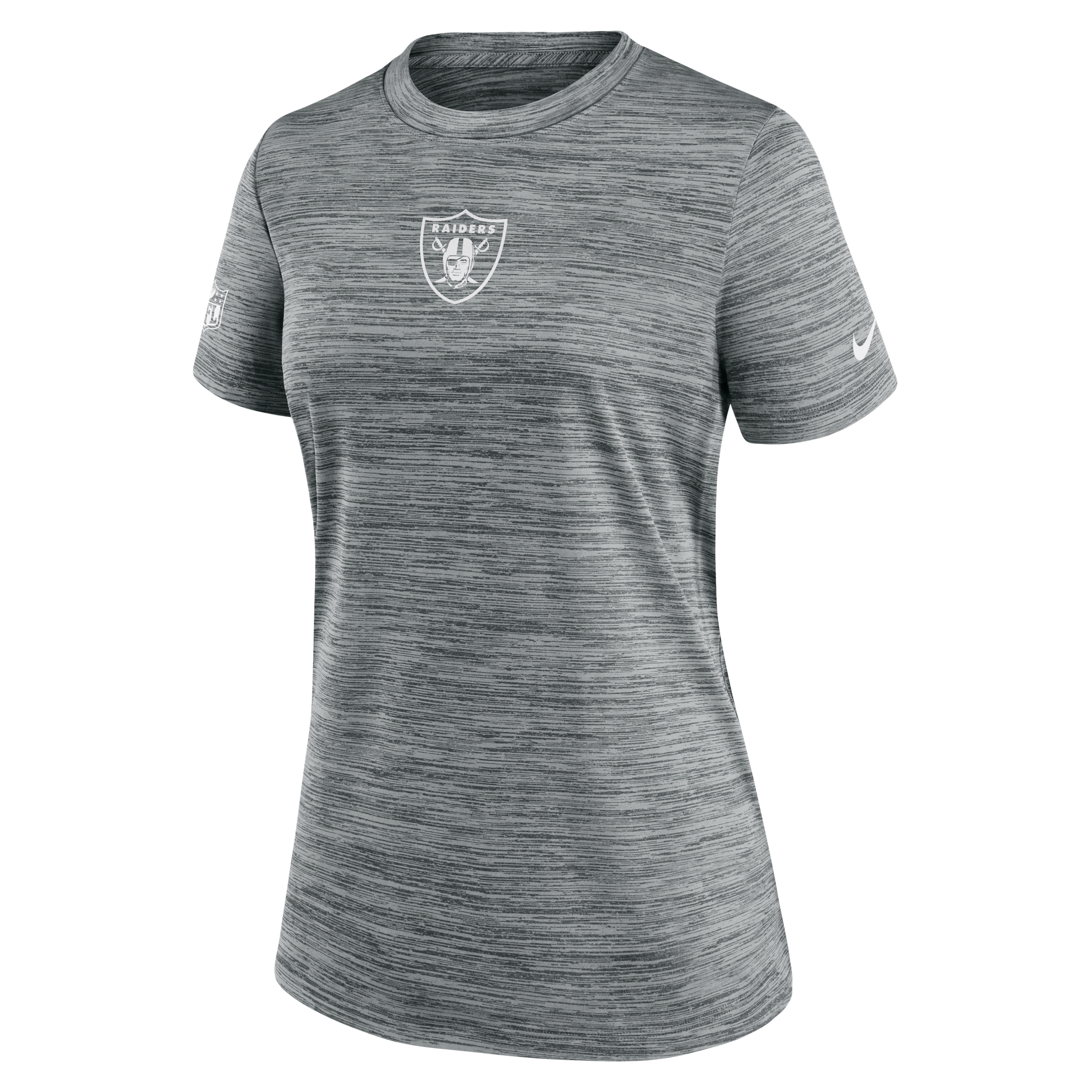 Nike Las Vegas Raiders Sideline Team Issue Velocity Women's Dri-fit Nfl T-shirt