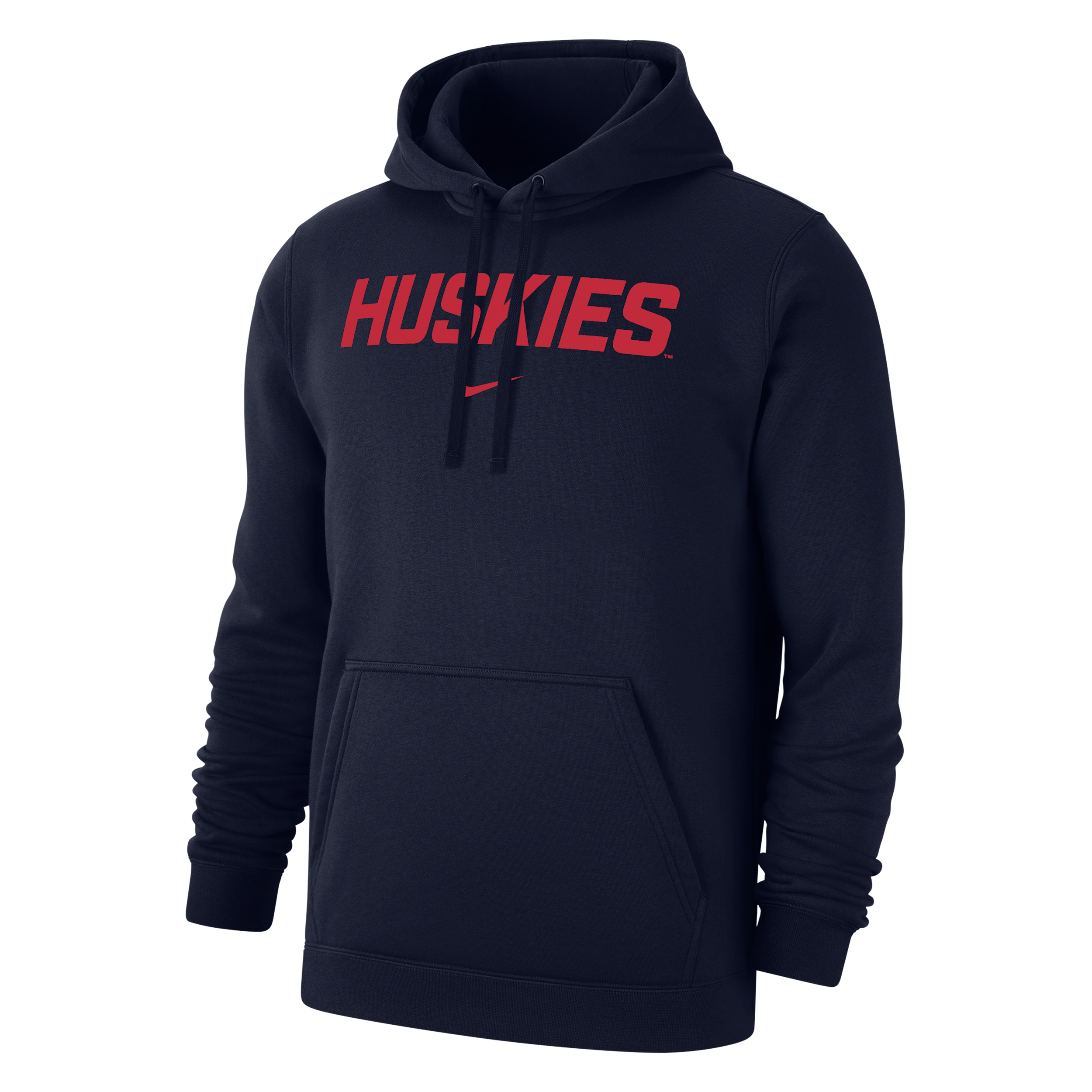 Nike Uconn Club Fleece  Men's College Pullover Hoodie In Blue
