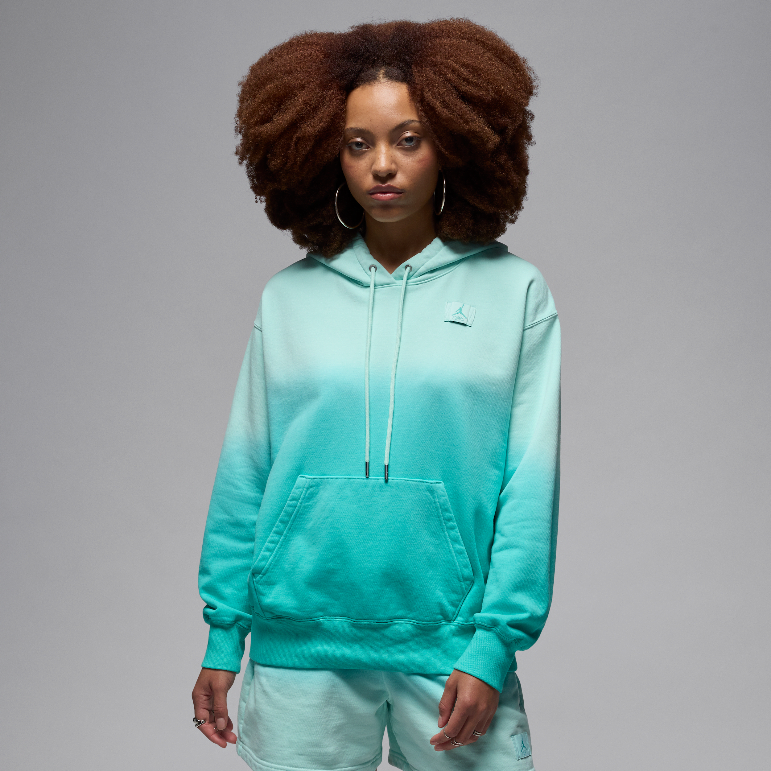 Jordan Women's Flight Fleece Satin-lined Pullover Hoodie