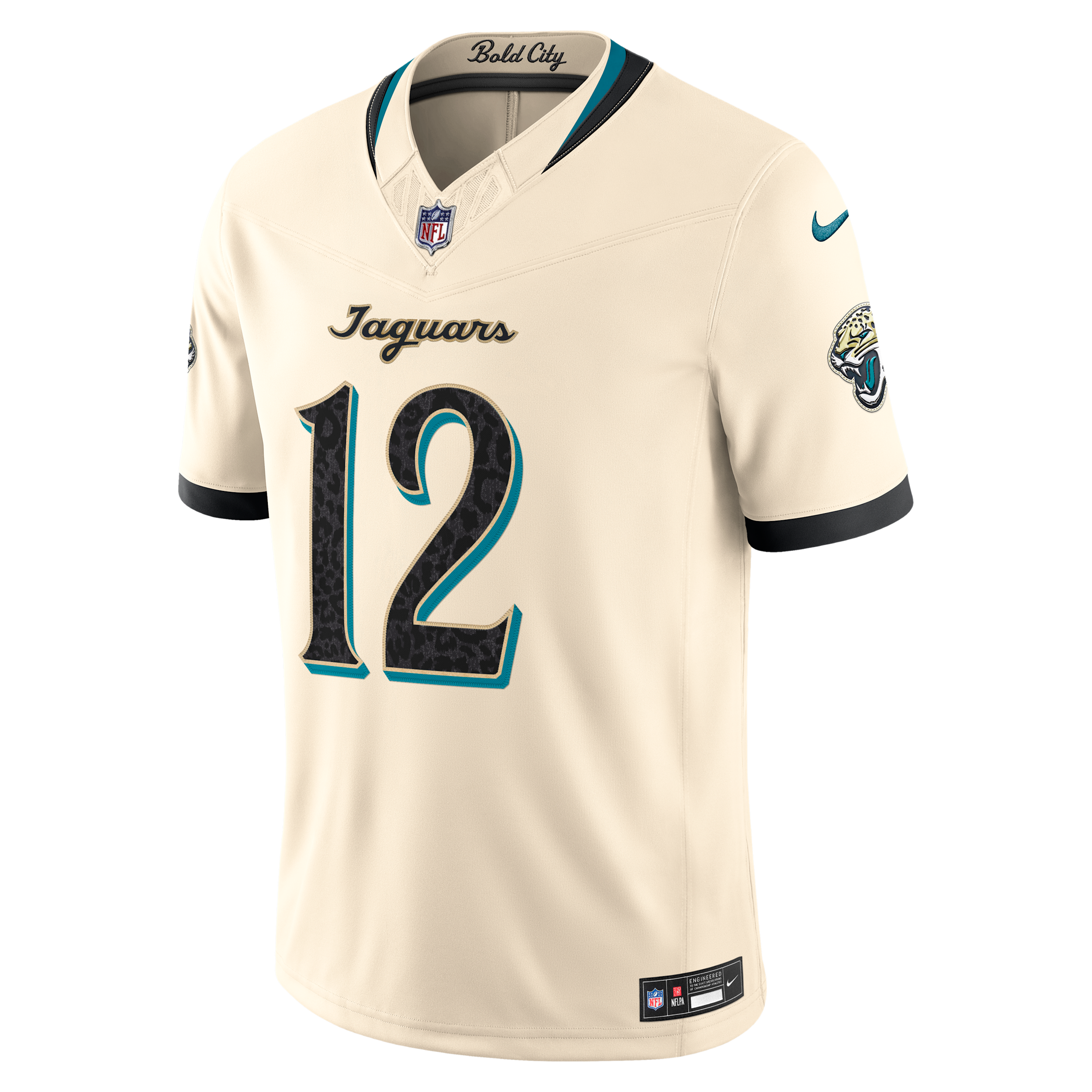 Nike Men's Travis Hunter Natural Jacksonville Jaguars 2026 Rivalries Collection Vapor F.u.s.e Stitched Limited Jersey - Natural