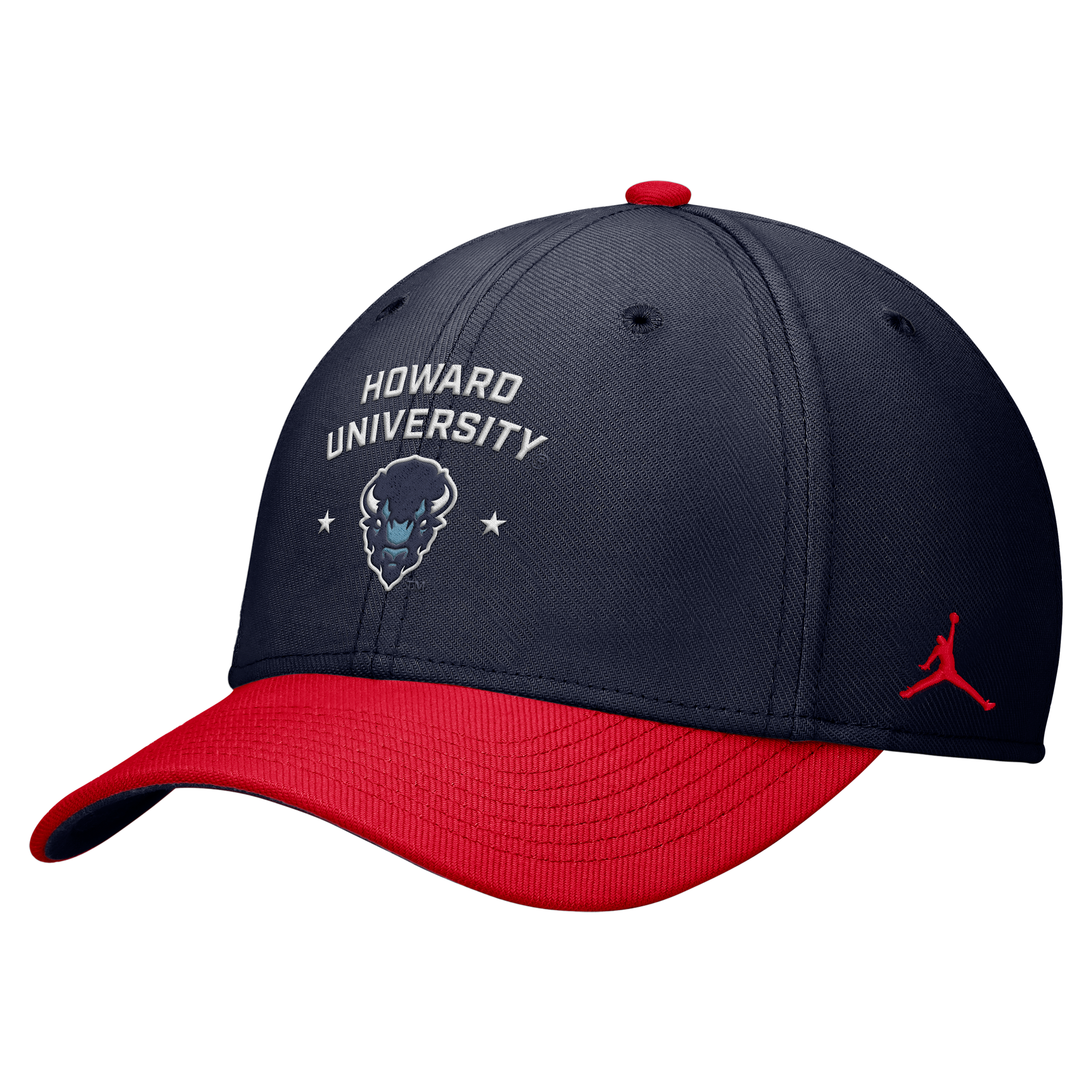 Nike Unisex Rise College (howard University) Dri-fit Swooshflex Cap In Blue