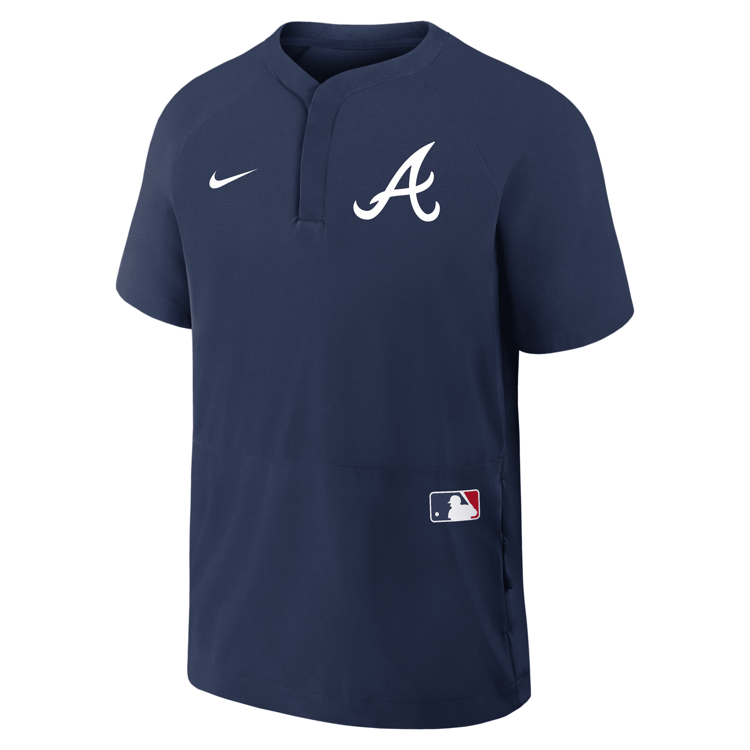 Nike Atlanta Braves Authentic Collection  Men's Mlb Short-sleeve Windshirt