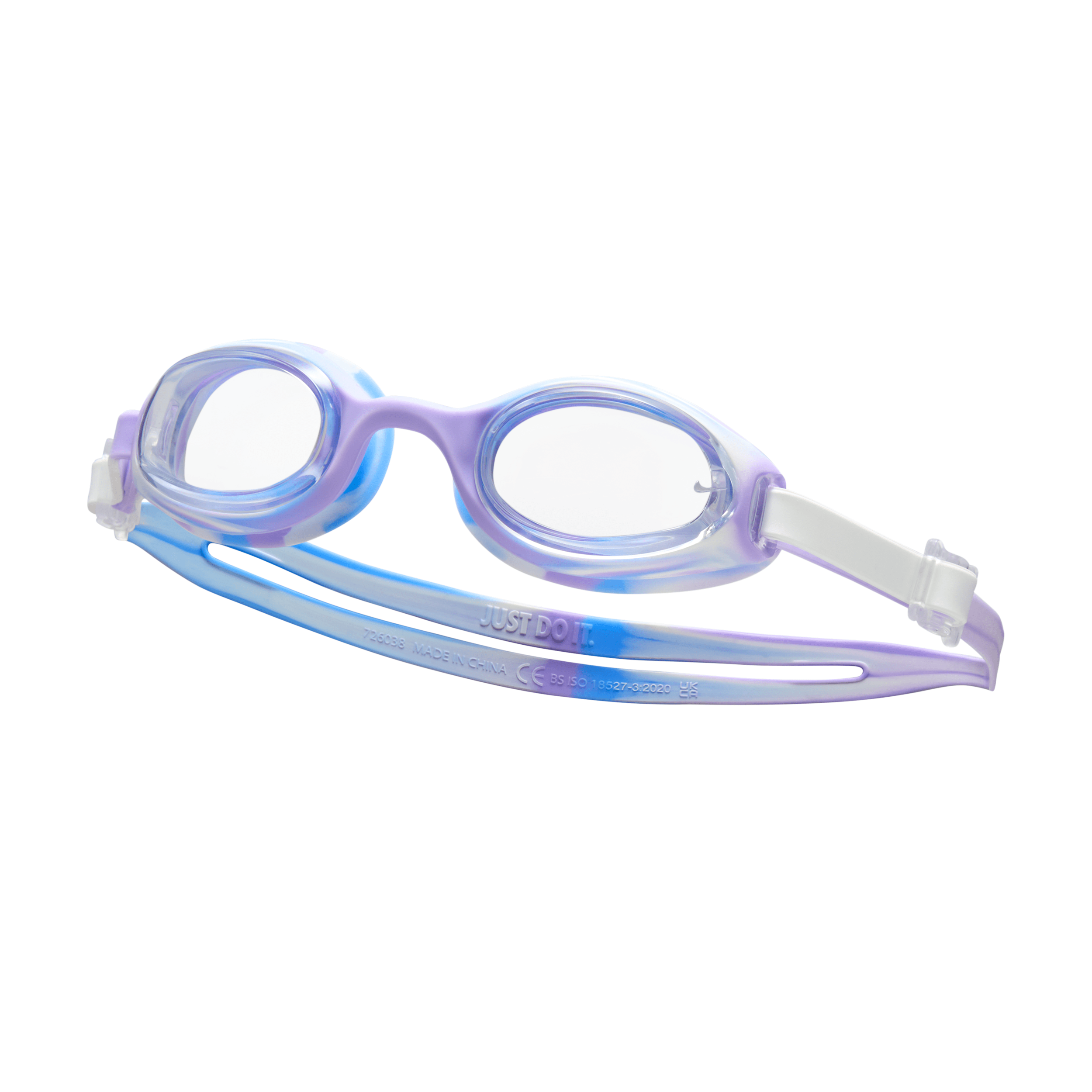 Nike Swim Hyper Flow Big Kids' Goggles in Purple | NESSC167-576