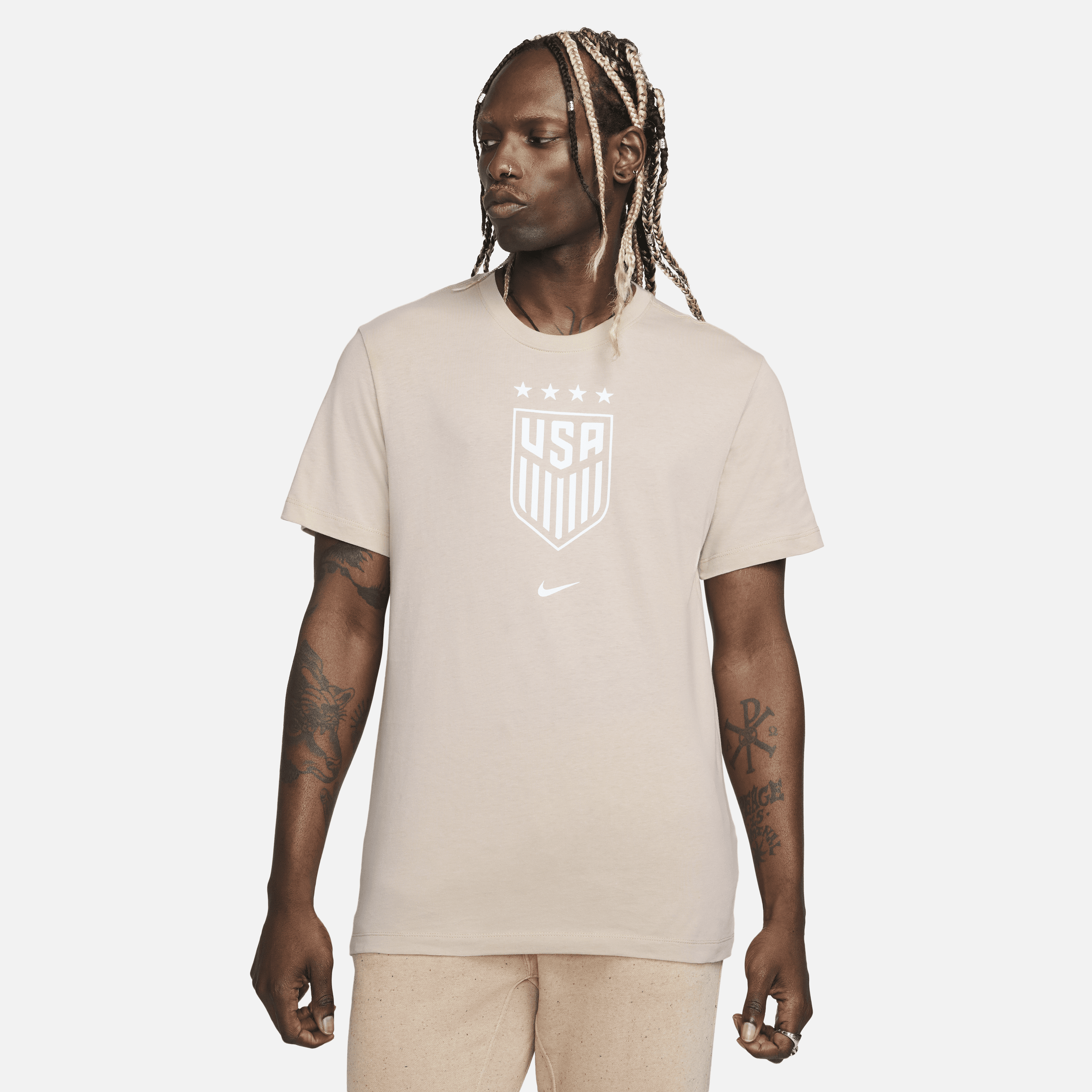 Nike Men's U.s. (4-star) Soccer T-shirt In Brown