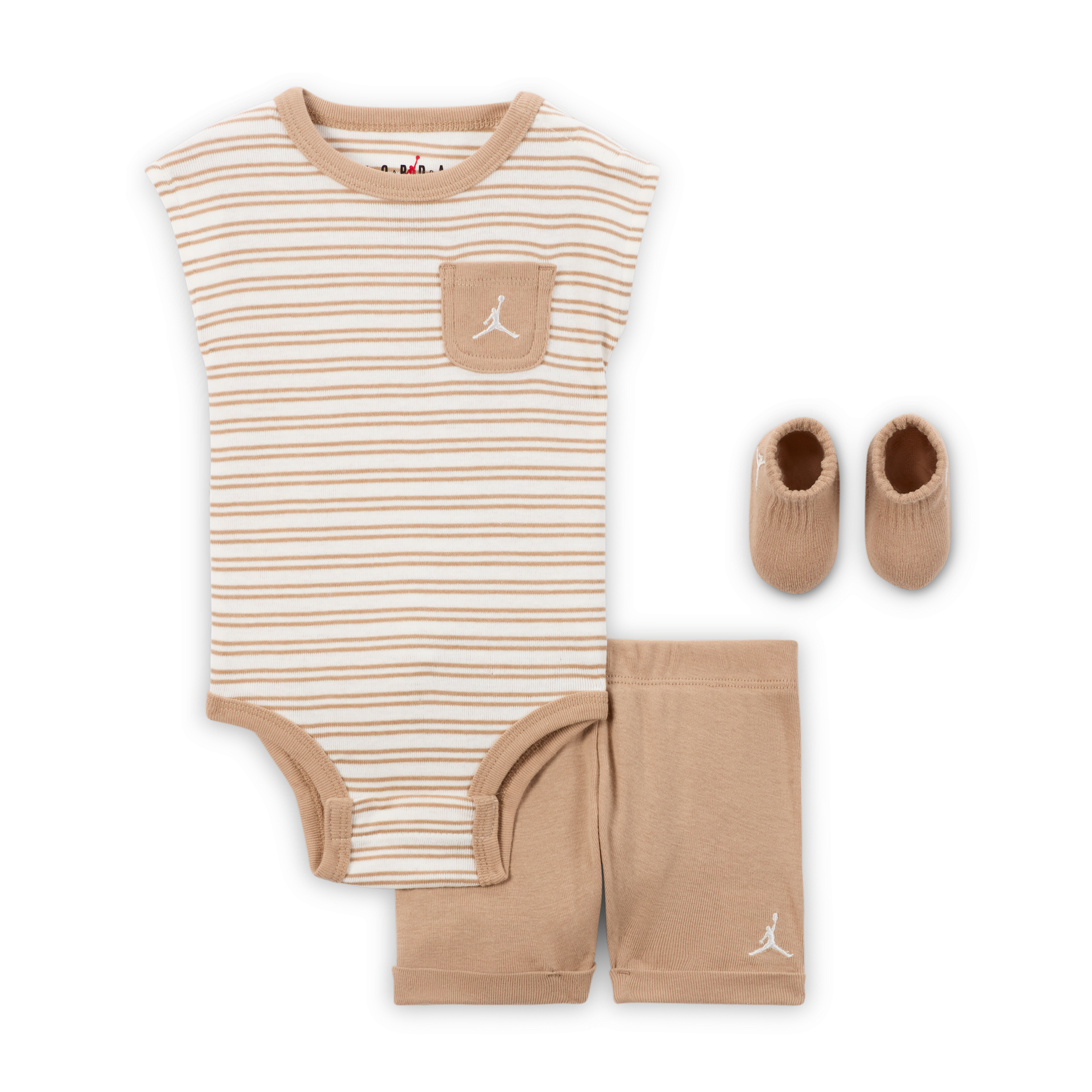 Jordan Essentials Baby Striped 3-piece Set