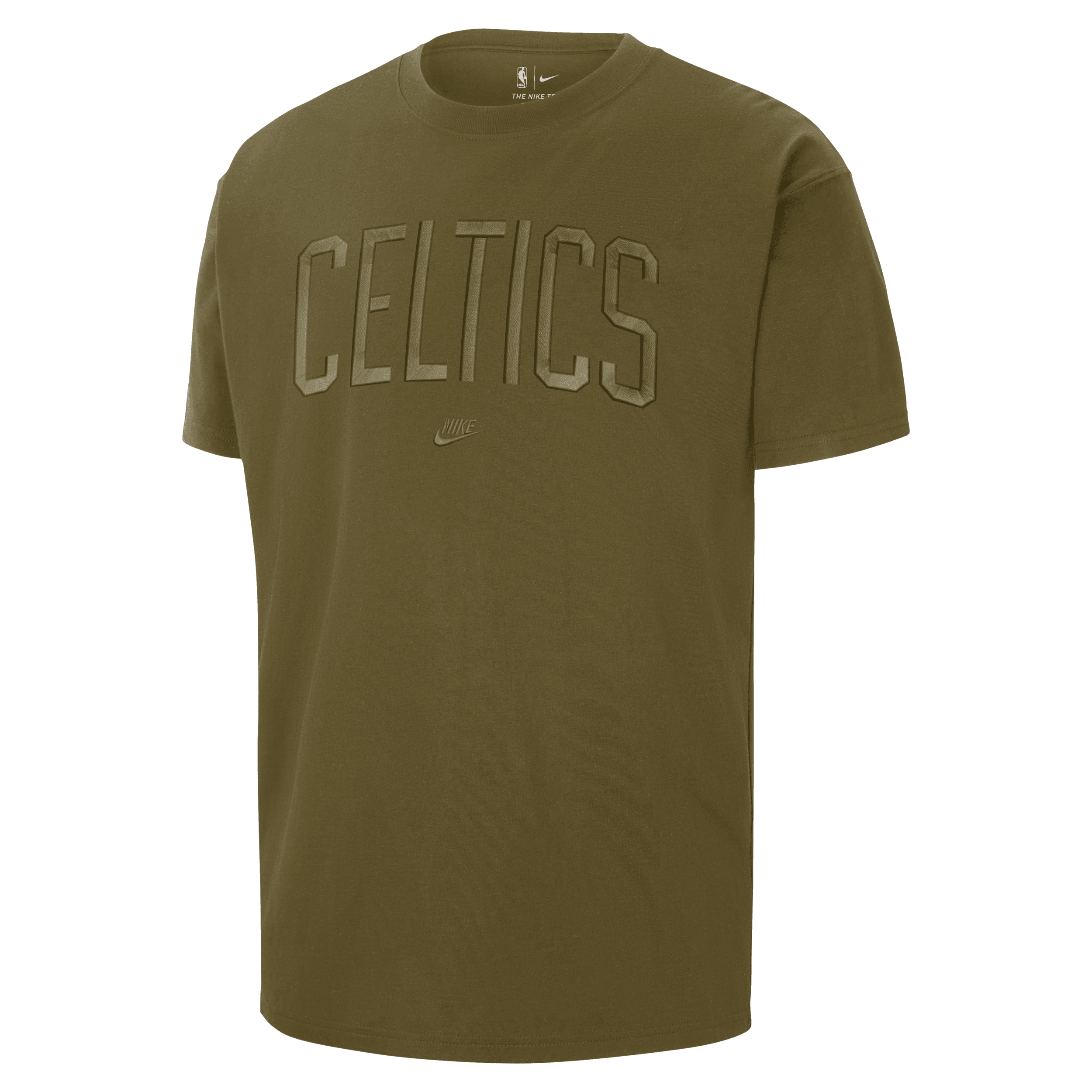 Nike Boston Celtics Courtside  Men's Nba T-shirt In Brown