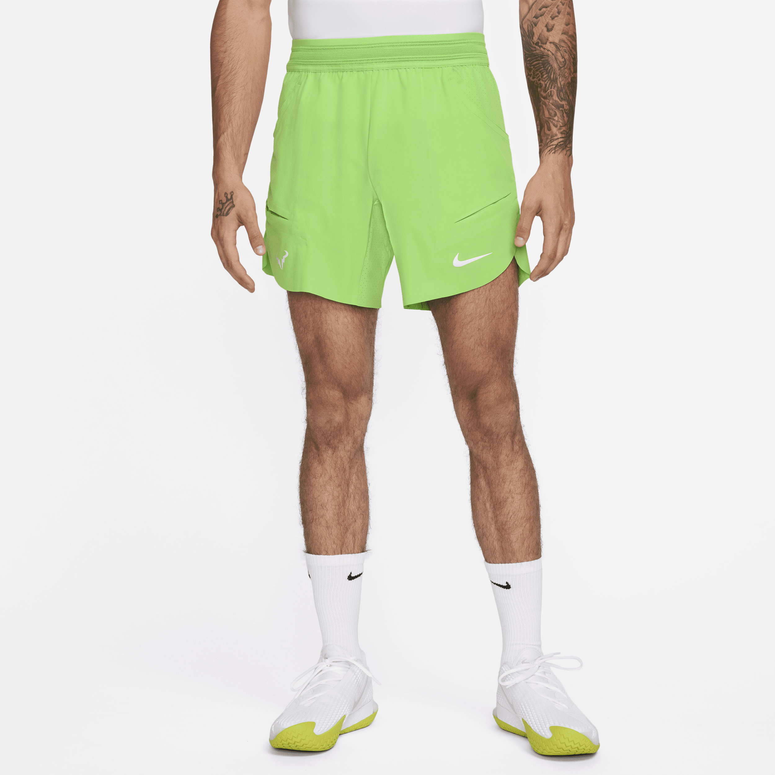 Nike Rafa  Men's Dri-fit Adv 7" Tennis Shorts In Green