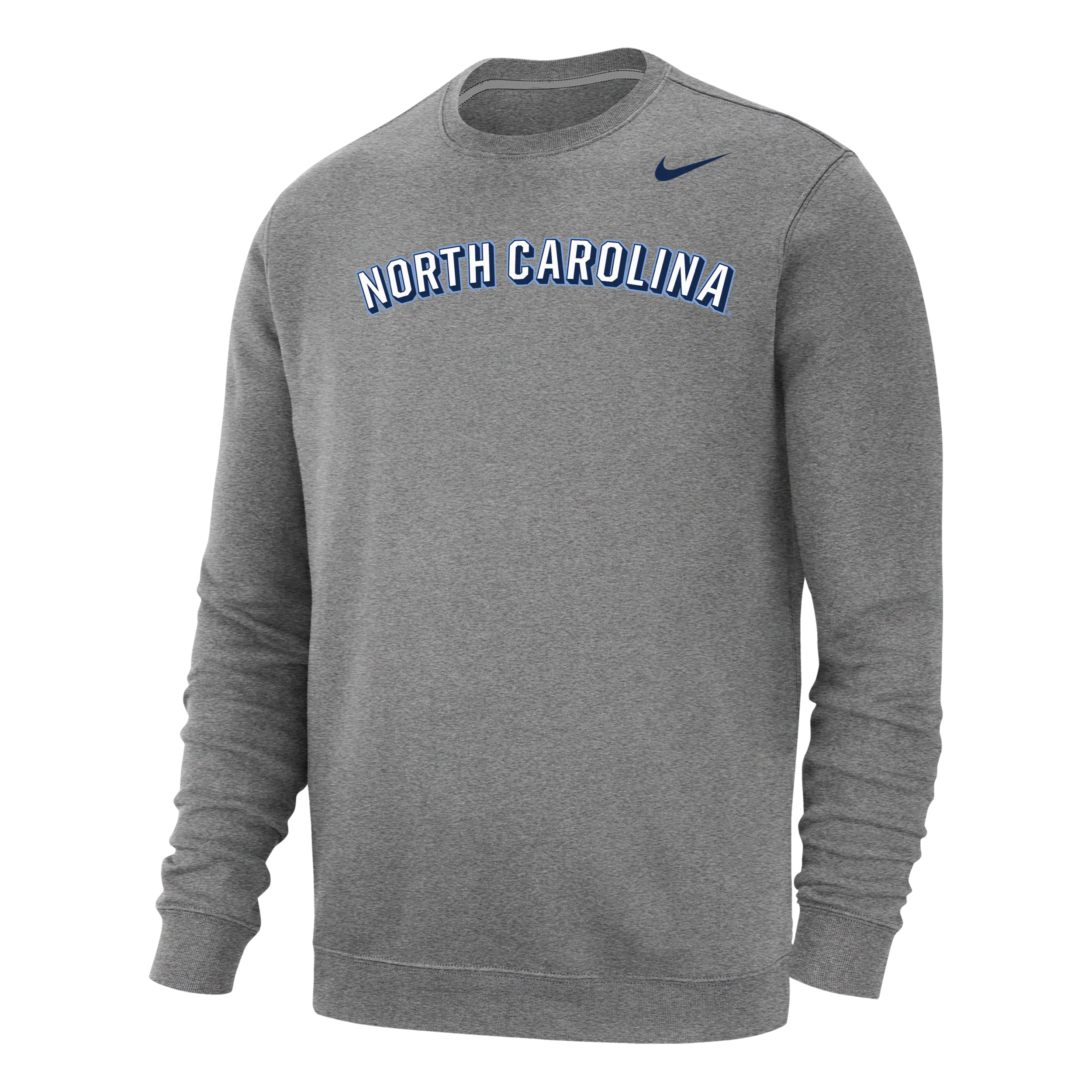 Nike North Carolina Club Fleece  Men's College Sweatshirt In Grey