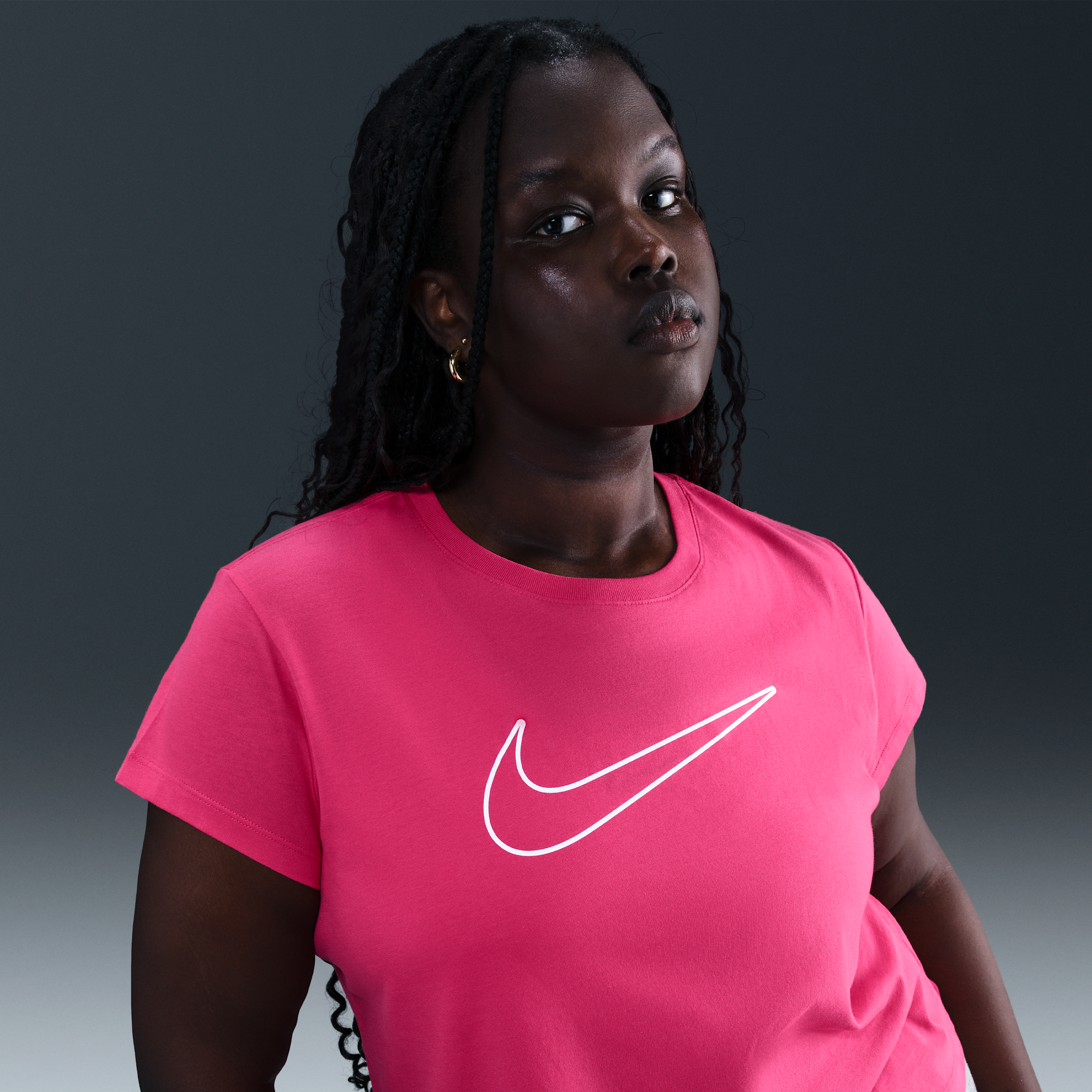 Nike Women's  Sportswear Short-sleeve Graphic T-shirt (plus Size) In Pink