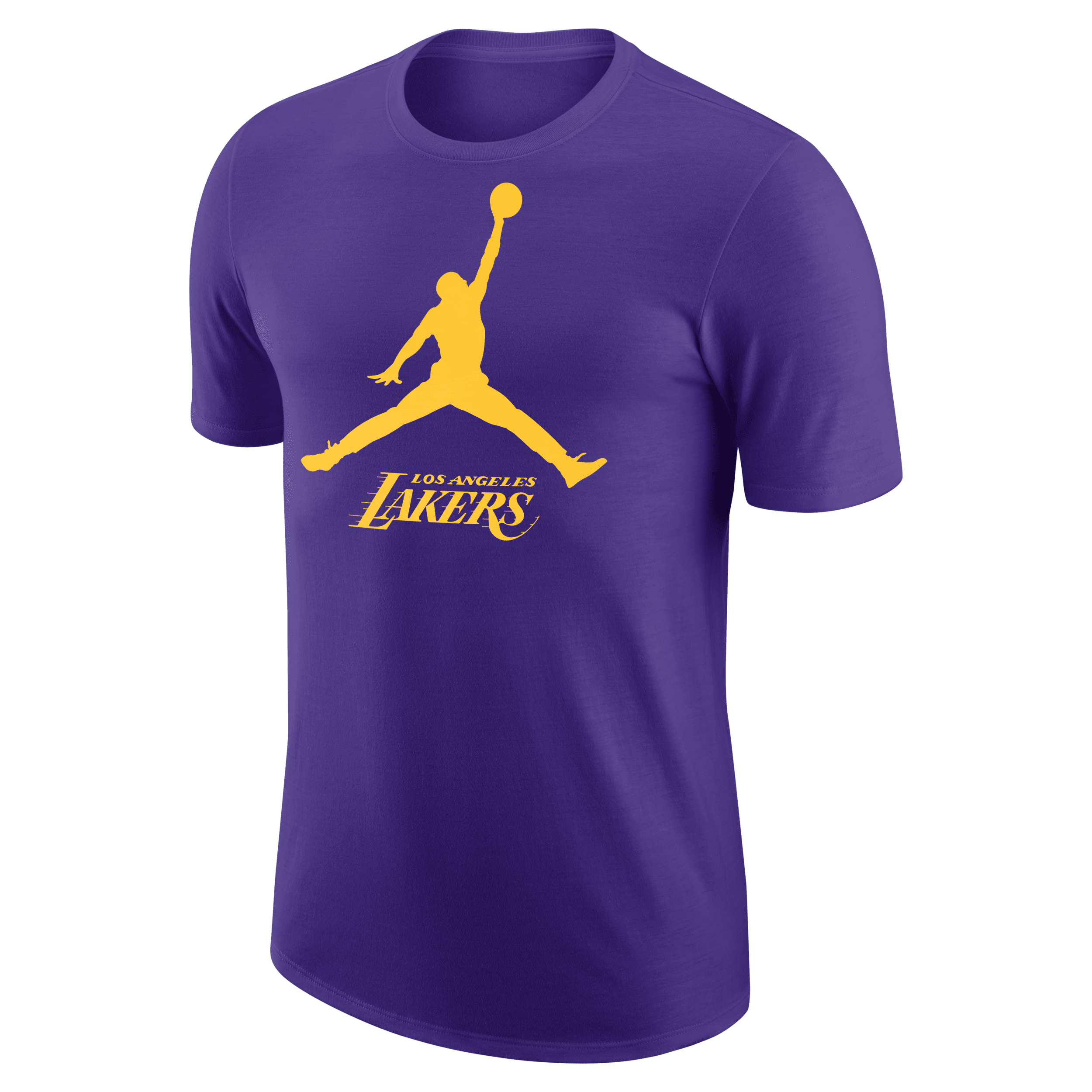 Jordan Men's Los Angeles Lakers Essential  Nba T-shirt In Purple