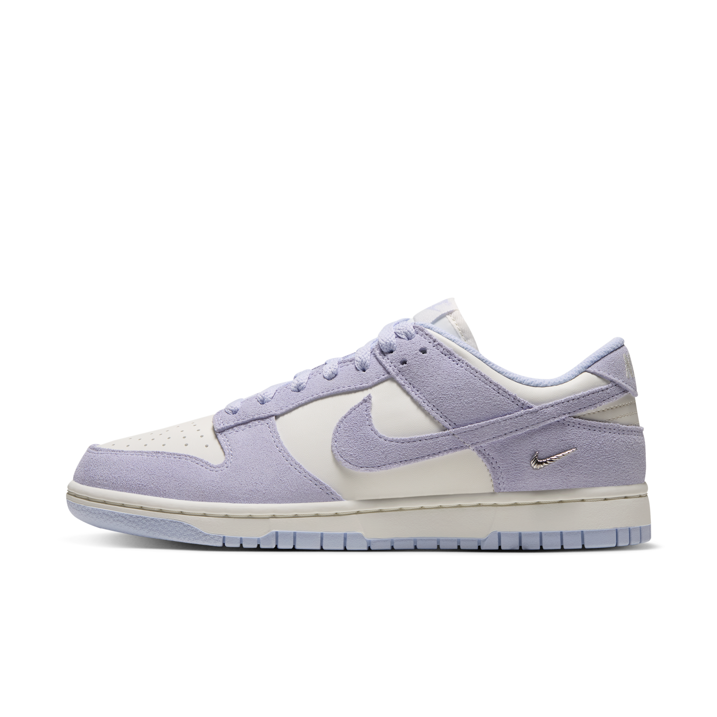 Nike Women's Dunk Low Suede Shoes in Purple | IO4244-500