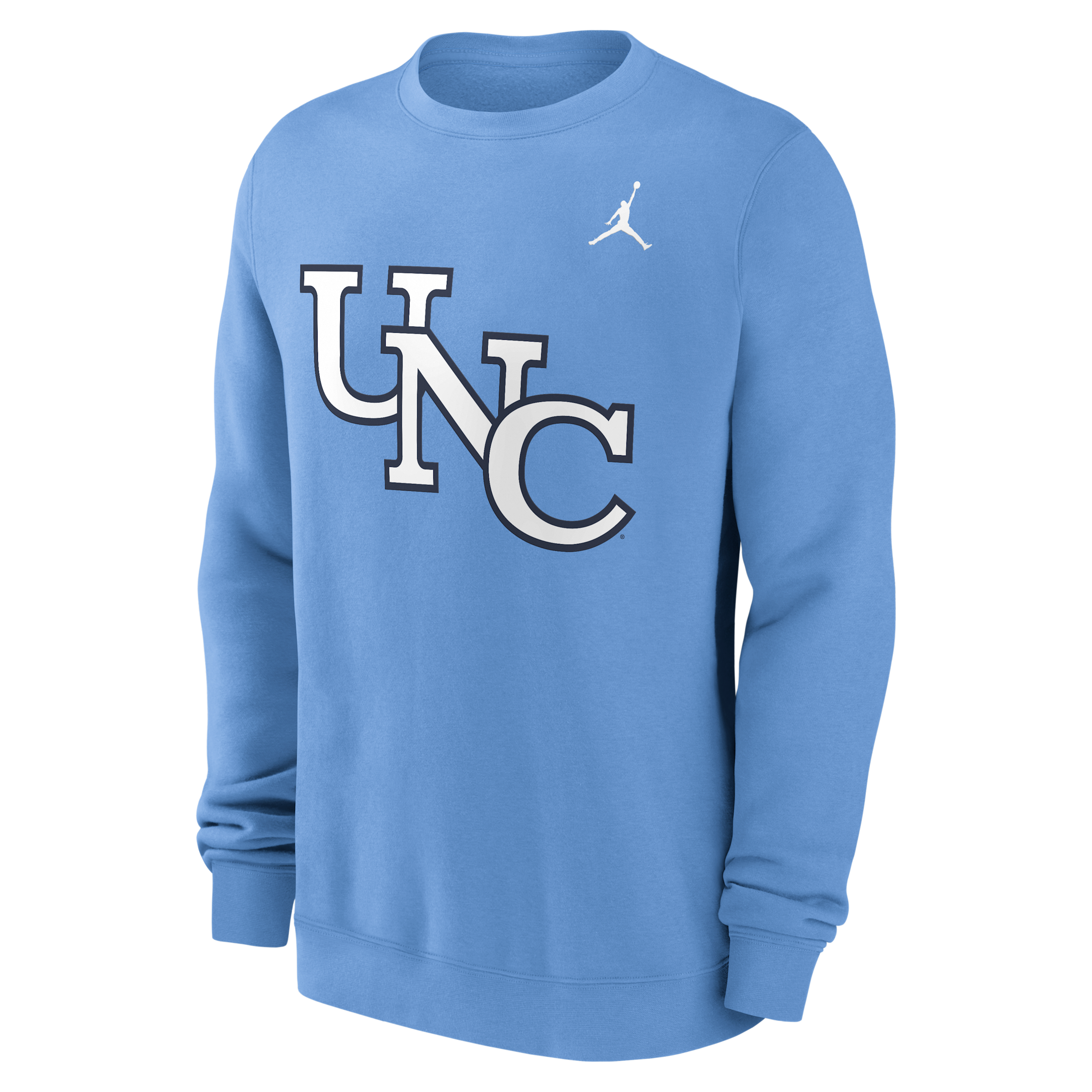 Men's North Carolina Sideline Club Jordan Brand College Pullover Crew in Blue | 0JTT4EYNCV-4R3