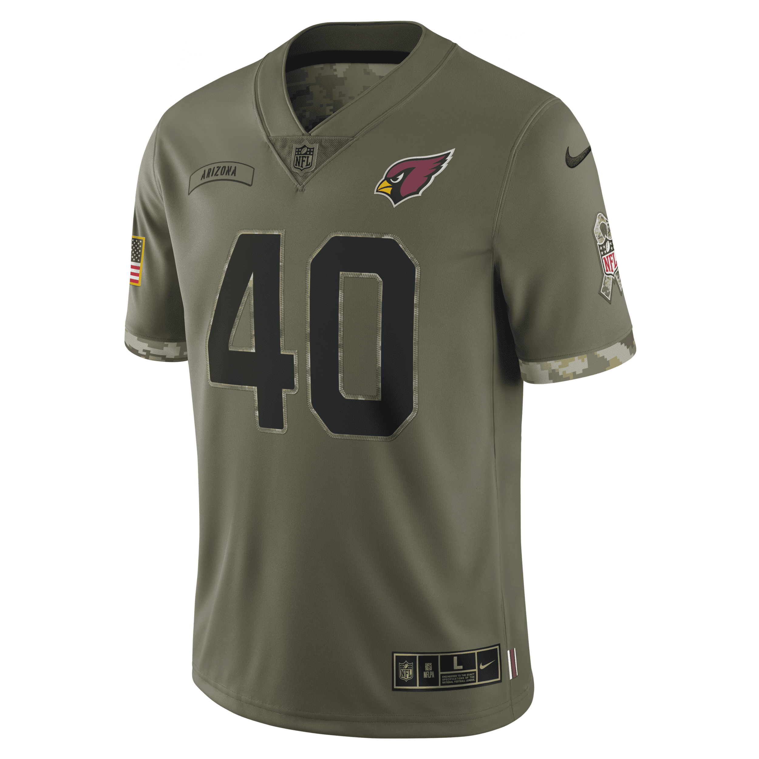 $180 Retail Men's M Nike Limited Pat Tillman Cardinals Salute To Service  Jersey