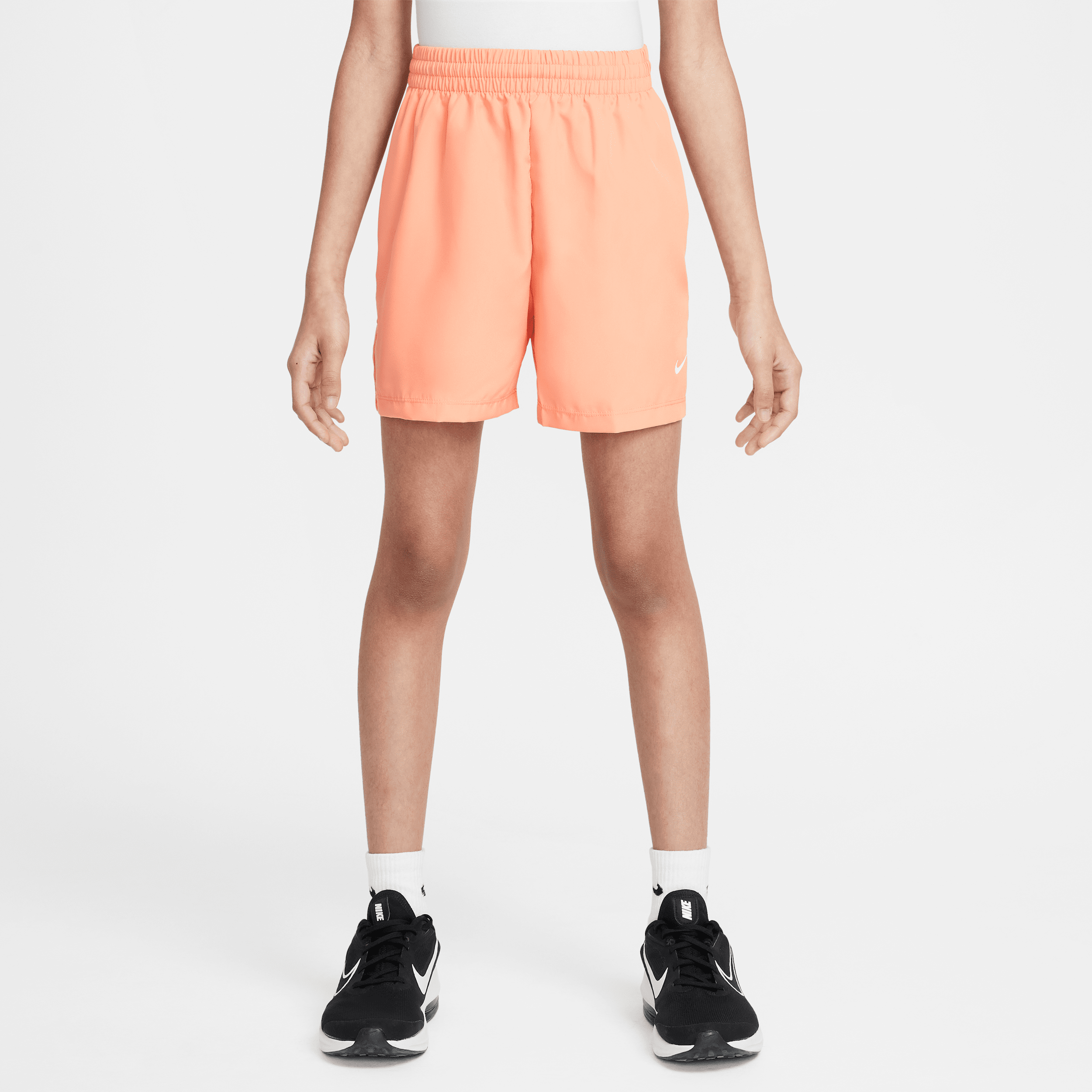 Nike Multi Big Kids' Dri-fit 4" Woven Shorts In Orange