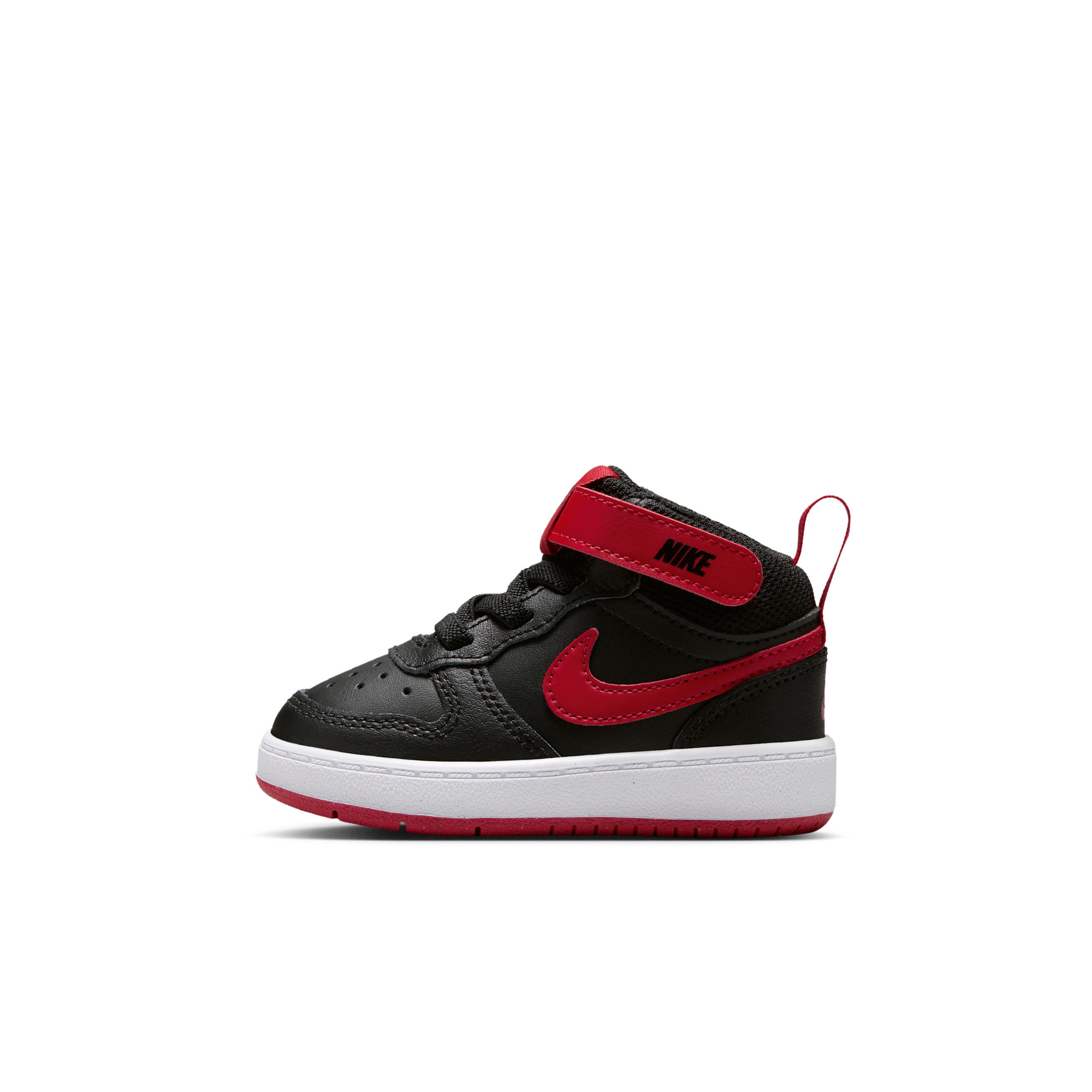 Nike Court Borough Mid 2 Baby/Toddler Shoes in Black | CD7784-018