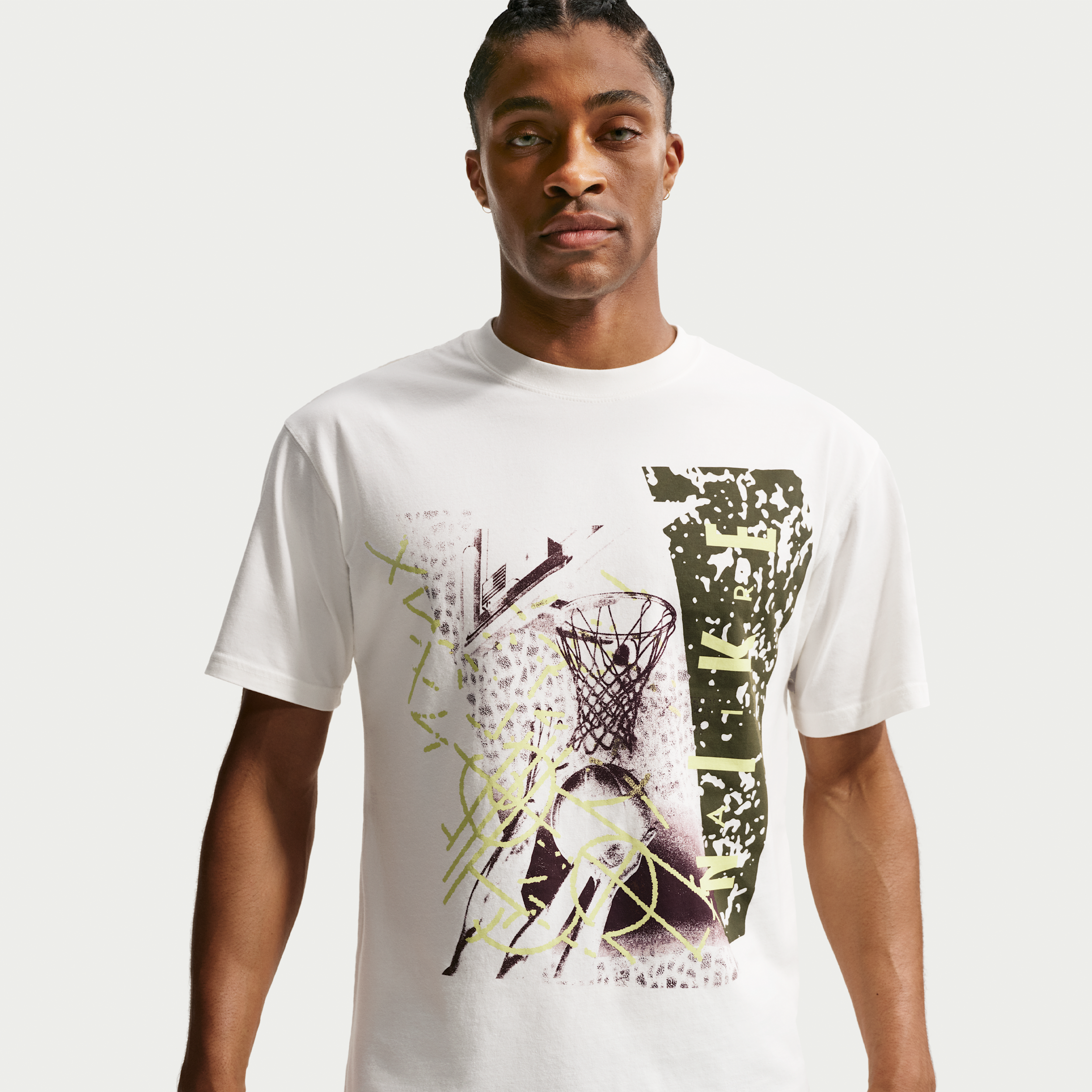 Nike Men's Basketball T-Shirt in White | IM5044-133