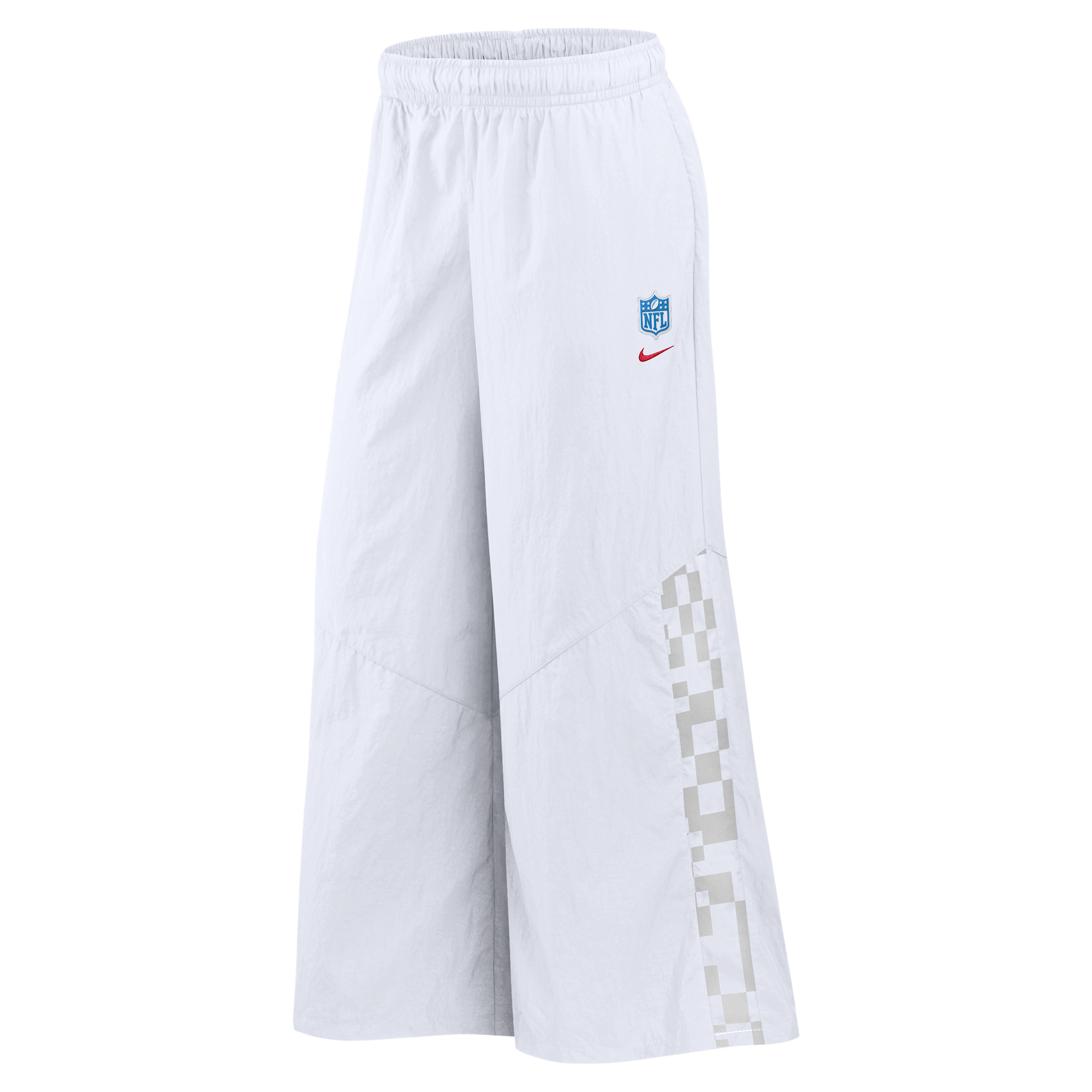 Houston Texans Rivalries Collection Wide-Leg Nike Women's NFL Mid-Rise Woven Pants in White | 06AF075K9H-AXS