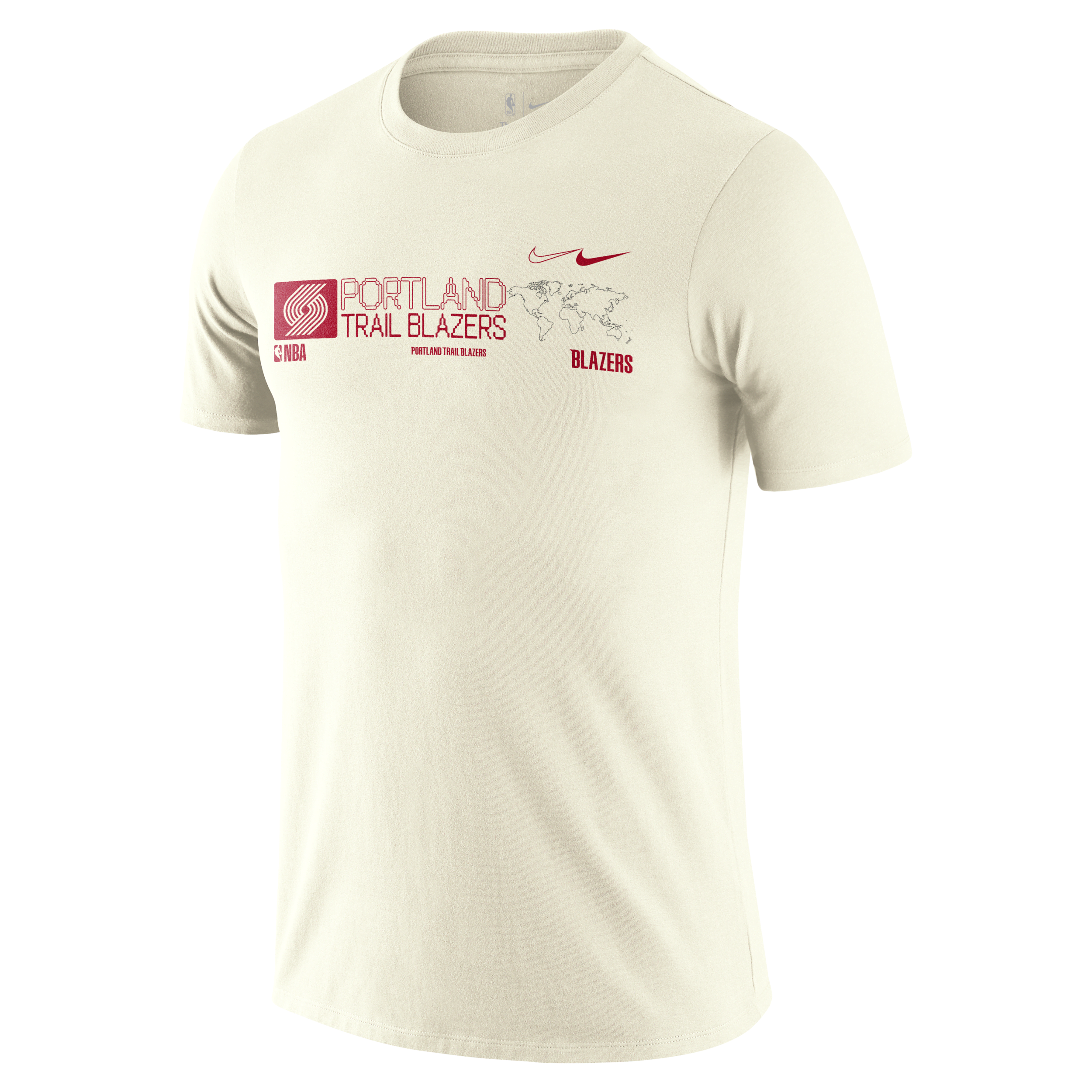 Shop Nike Portland Trail Blazers Essential  Men's Nba T-shirt In White