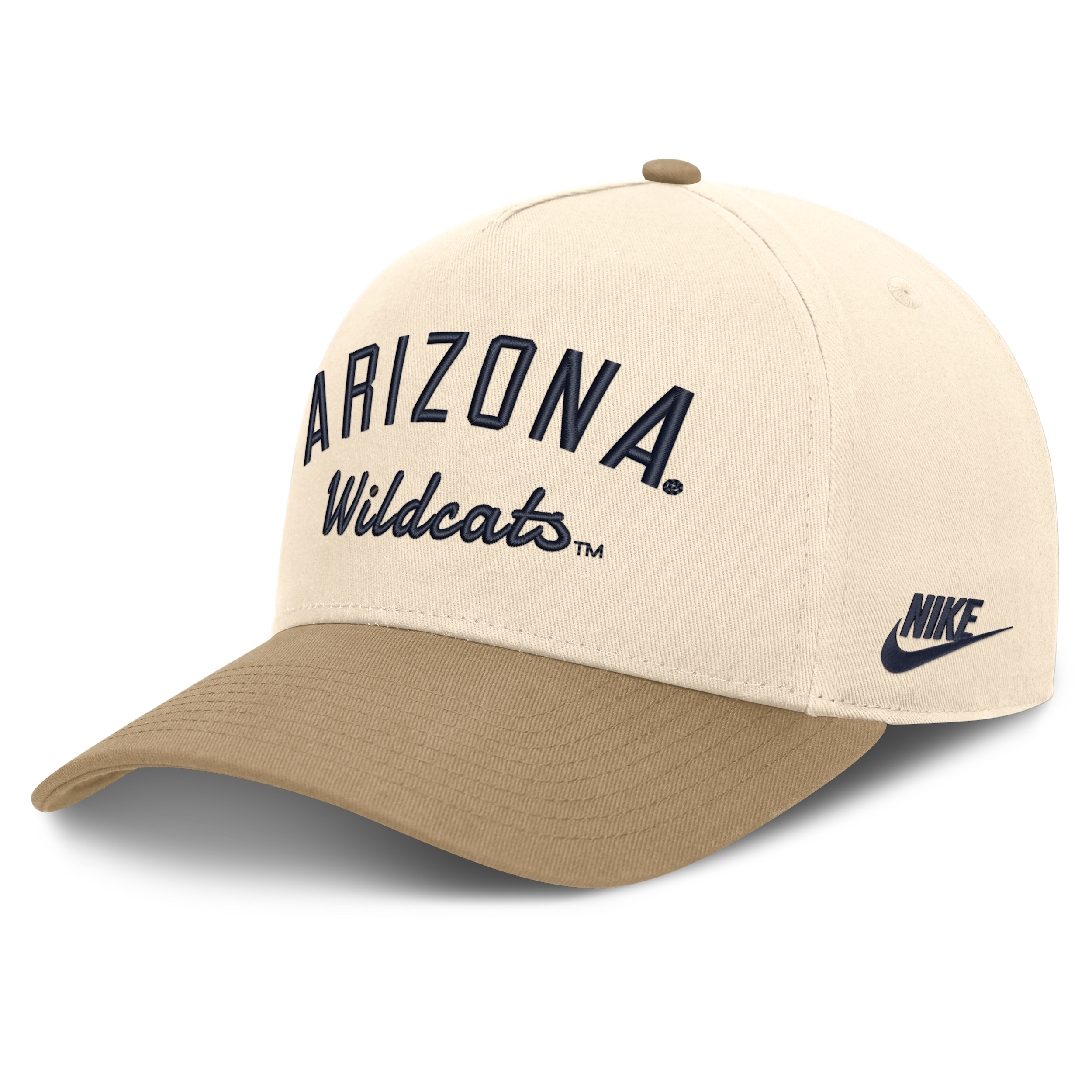 Nike Arizona Legacy Rise Unisex College A-frame Adjustable Hat In Brown