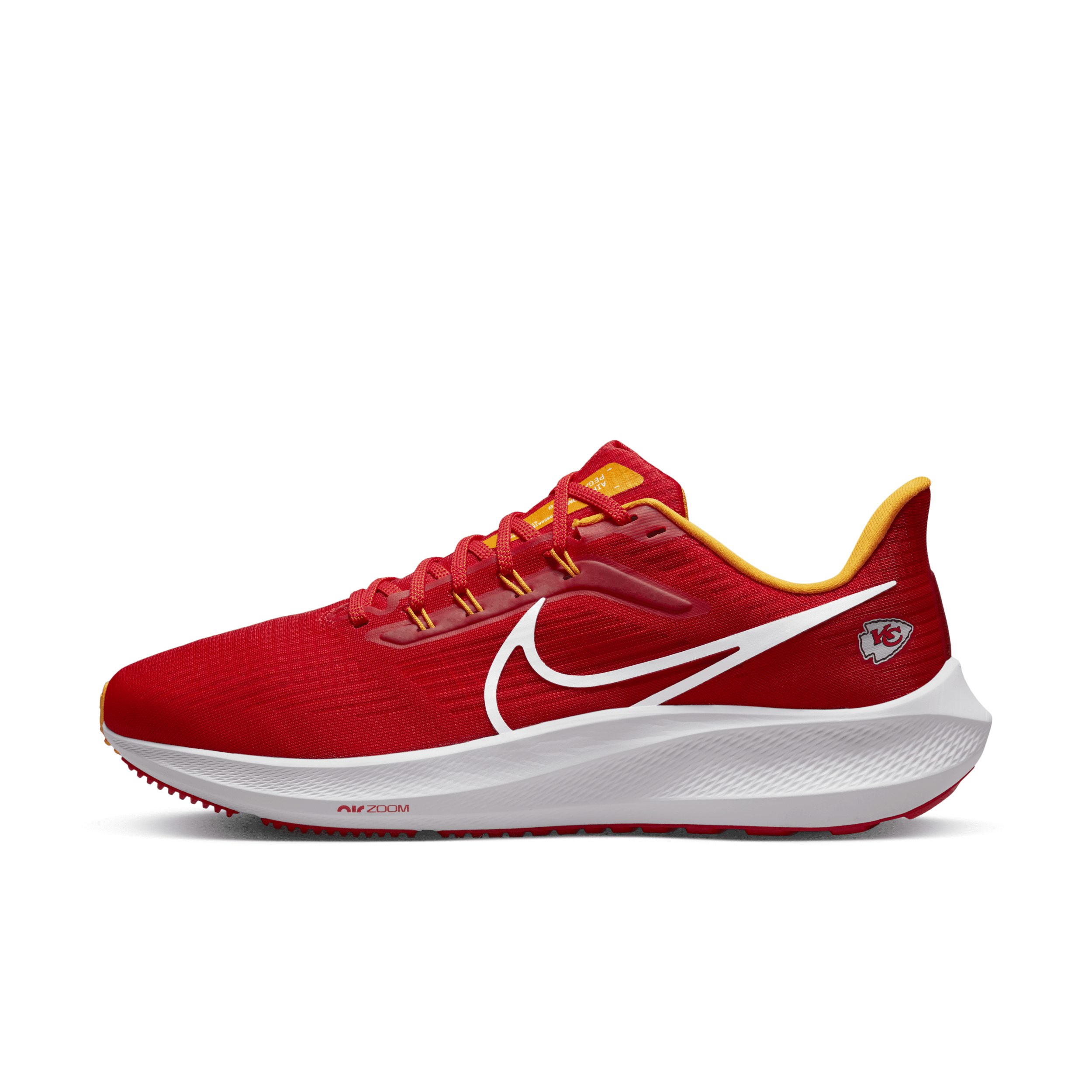 Unisex Kansas City Chiefs Nike Red Zoom Pegasus 39 Running Shoe