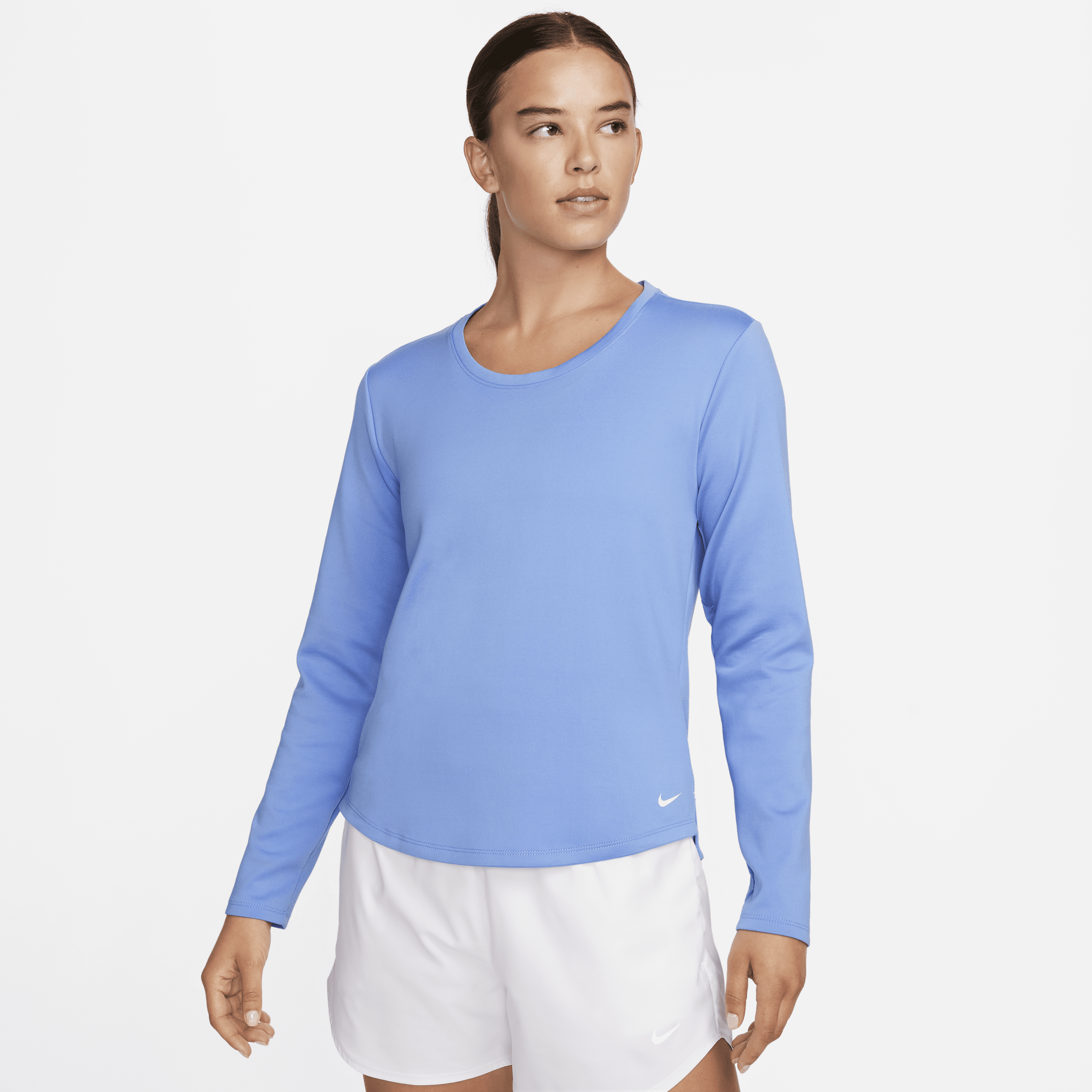 Nike Women's Therma-fit One Long-sleeve Top In Blue