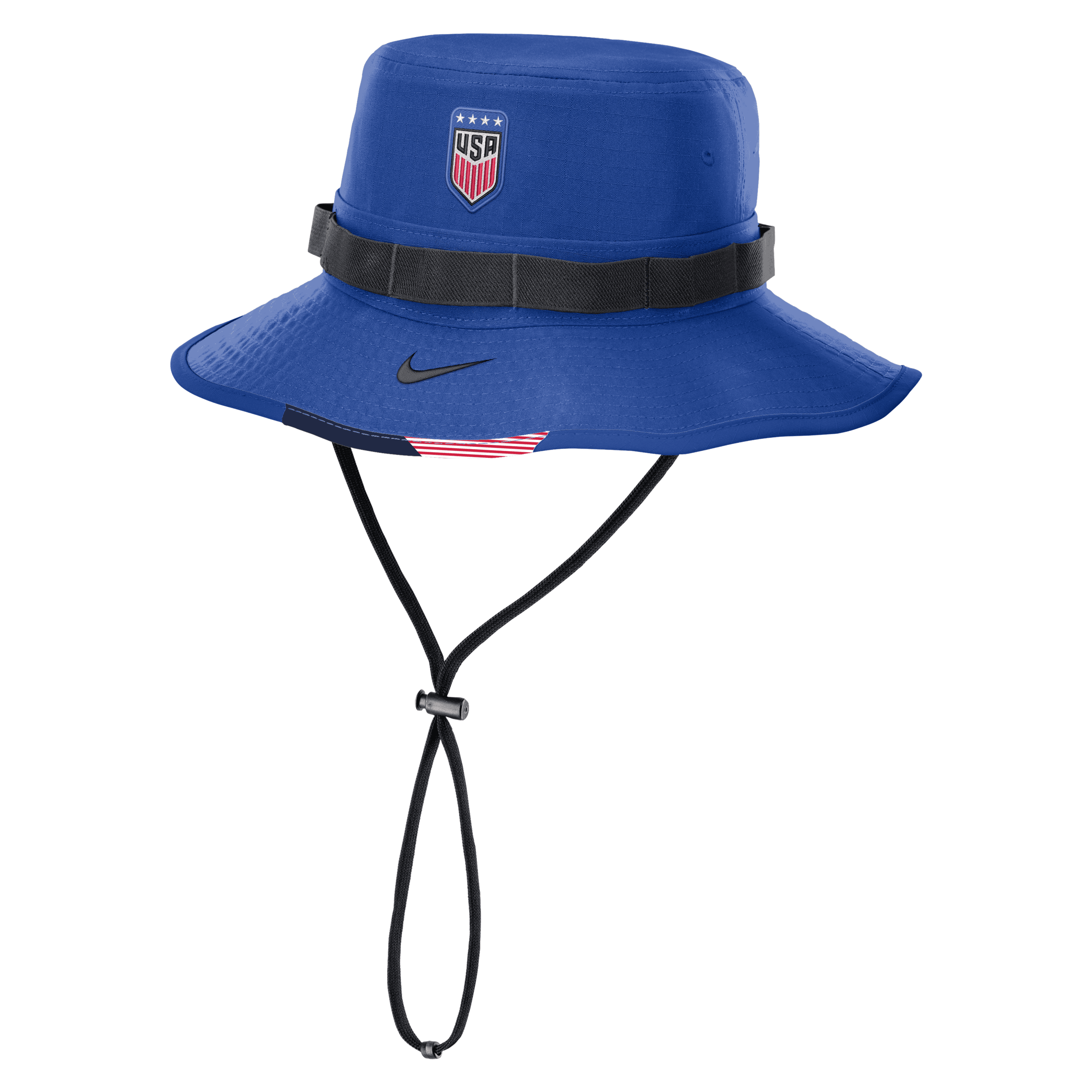 Shop Nike Uswnt Apex  Unisex Dri-fit Soccer Boonie Bucket Hat In Blue