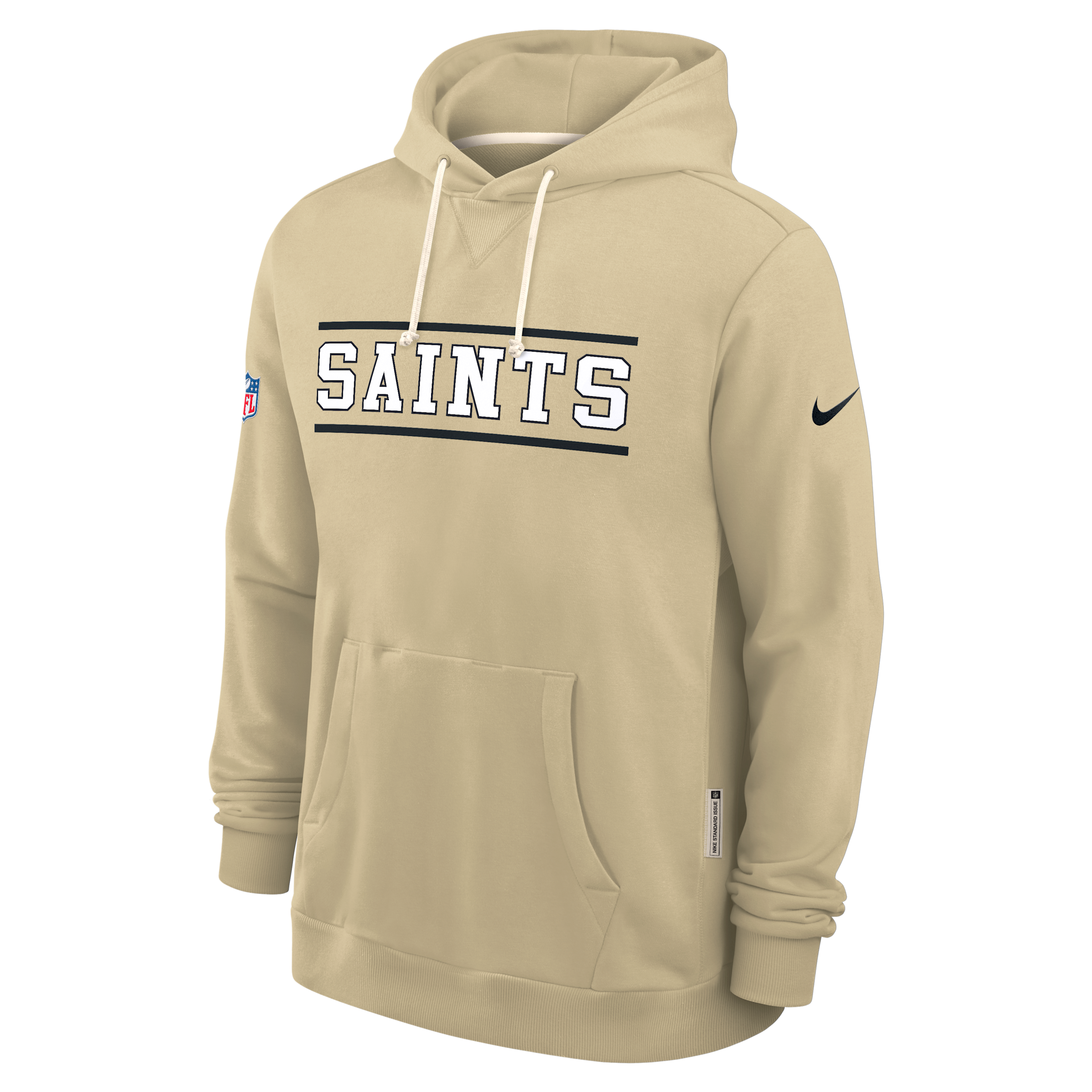 New Orleans Saints Alt Standard Issue Nike Men's Dri-FIT NFL Pullover Hoodie in Brown | 03AZ79W7W-PT1