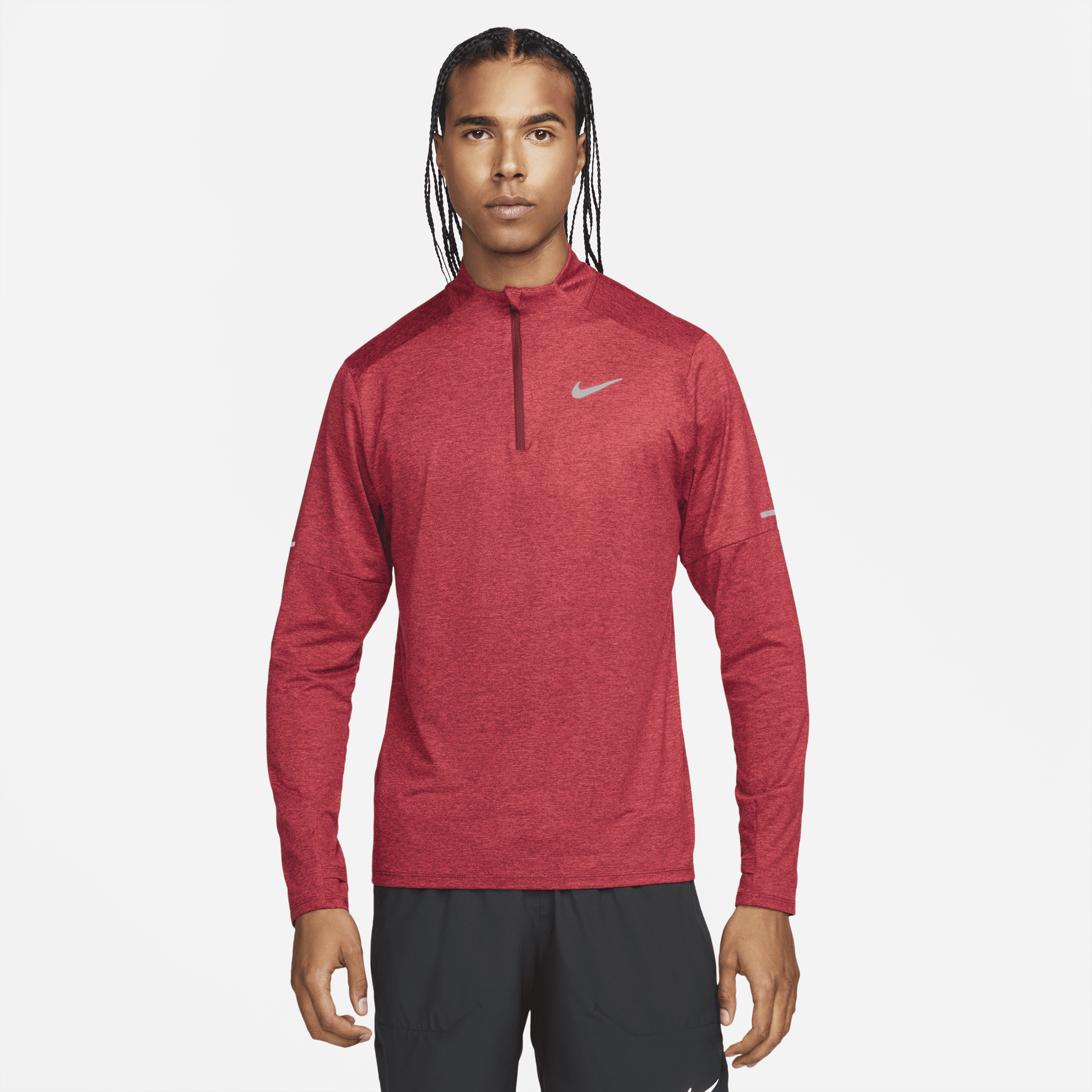 NIKE MEN'S ELEMENT DRI-FIT 1/2-ZIP RUNNING TOP,14181969