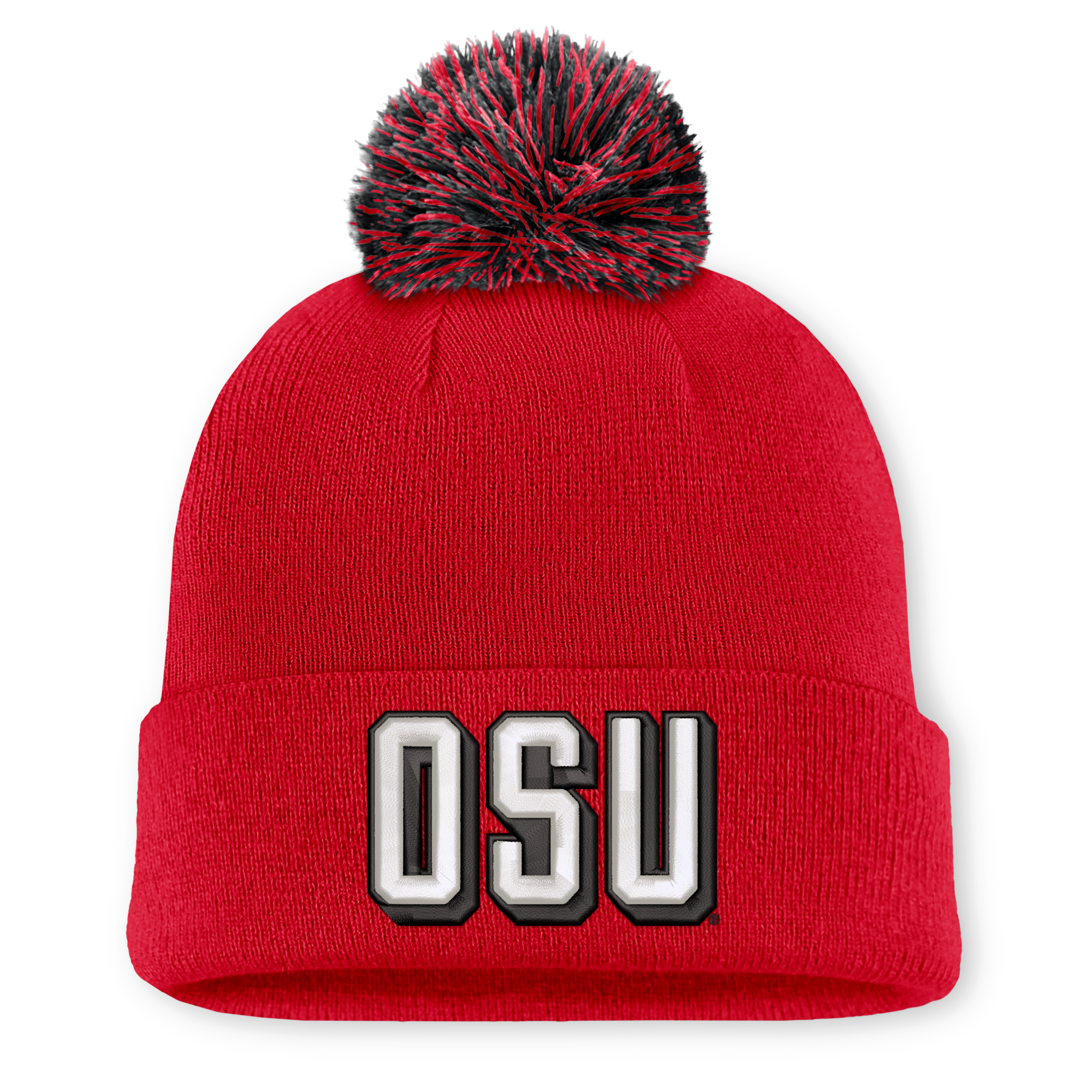 Ohio State Peak Nike Unisex College Cuffed Beanie in Red | NC1665NOBV-40H