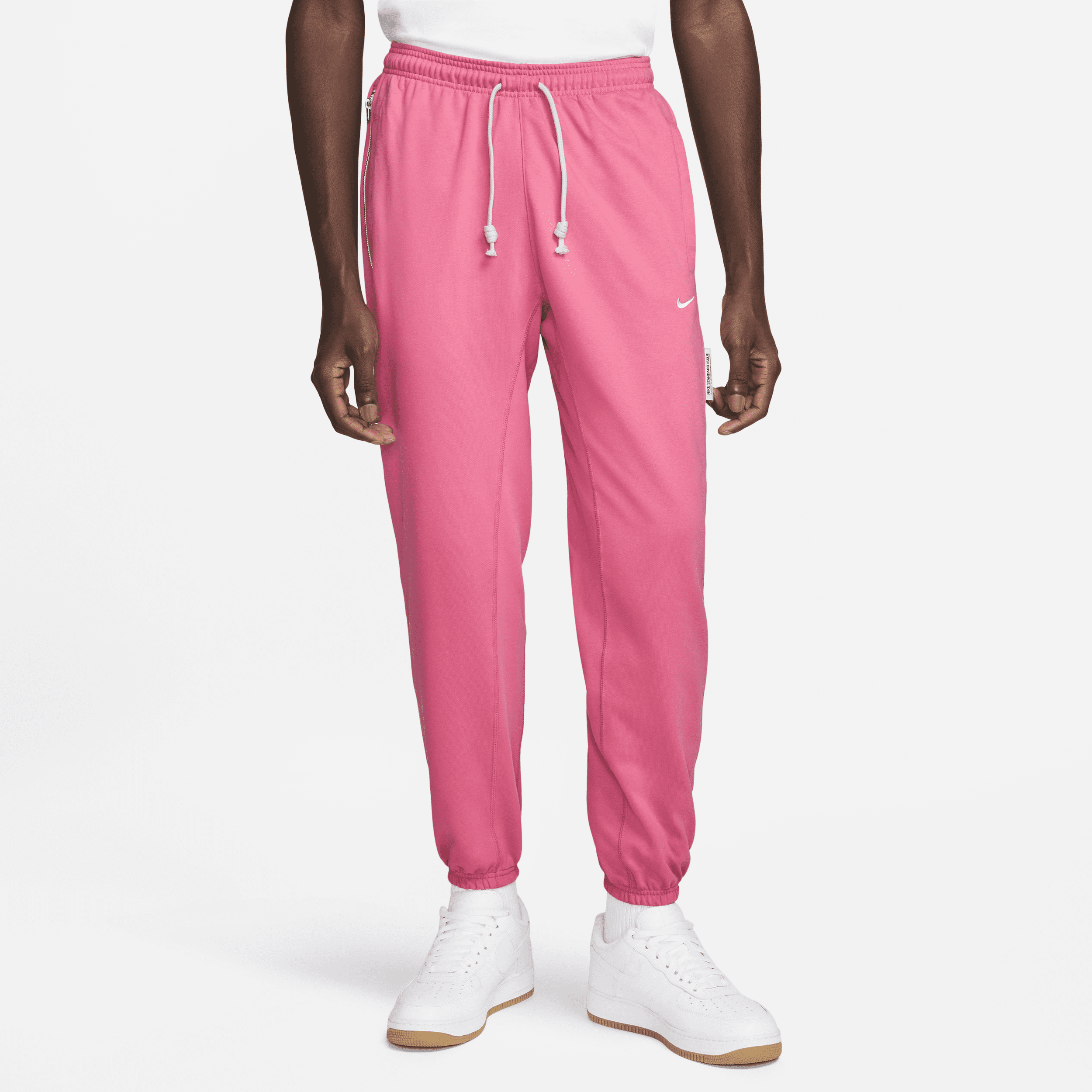 Nike Men's Standard Issue Dri-fit Basketball Pants In Pink