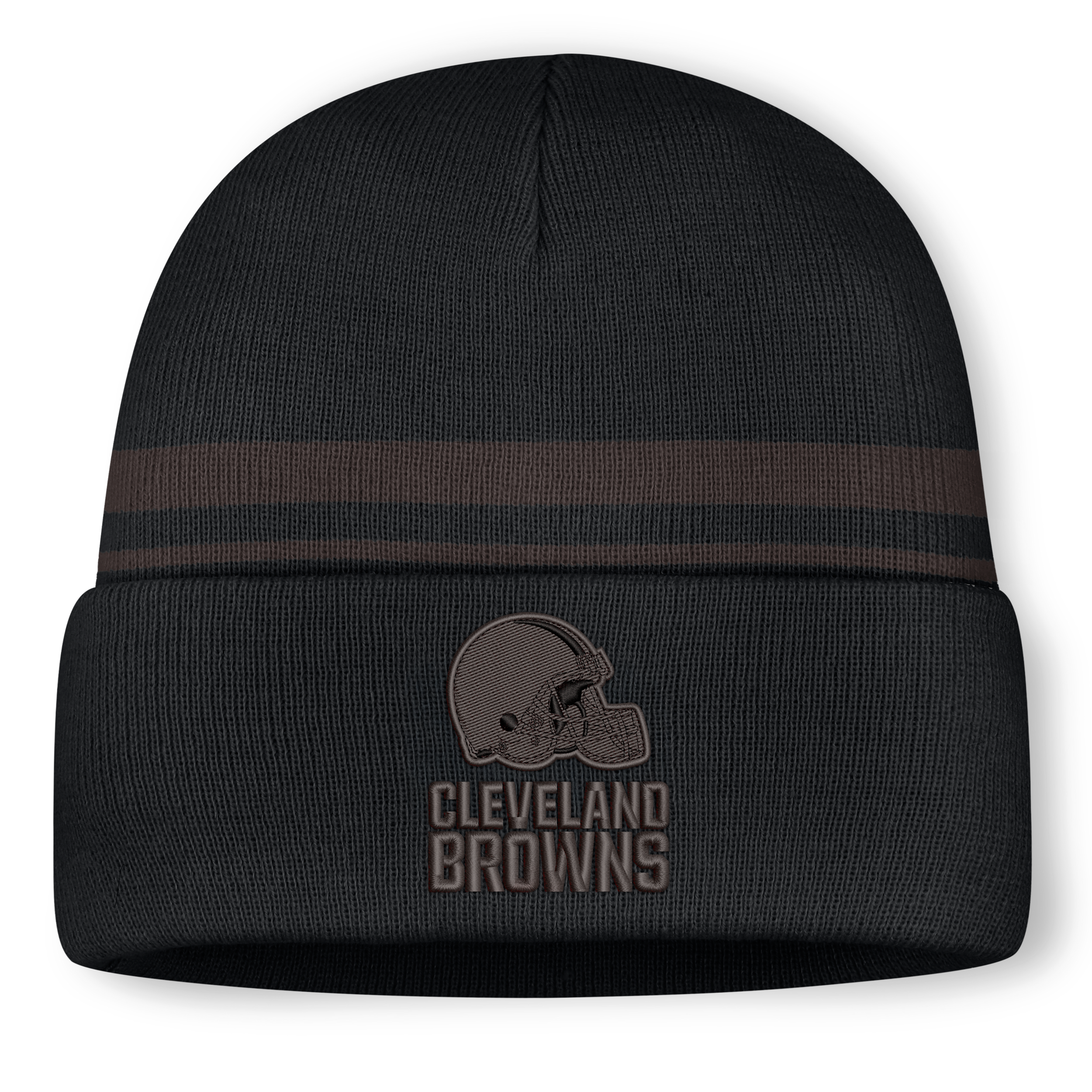 Cleveland Browns Primetime Utility Nike Men's NFL Cuffed Beanie in Black | NF400BAN9I-10L