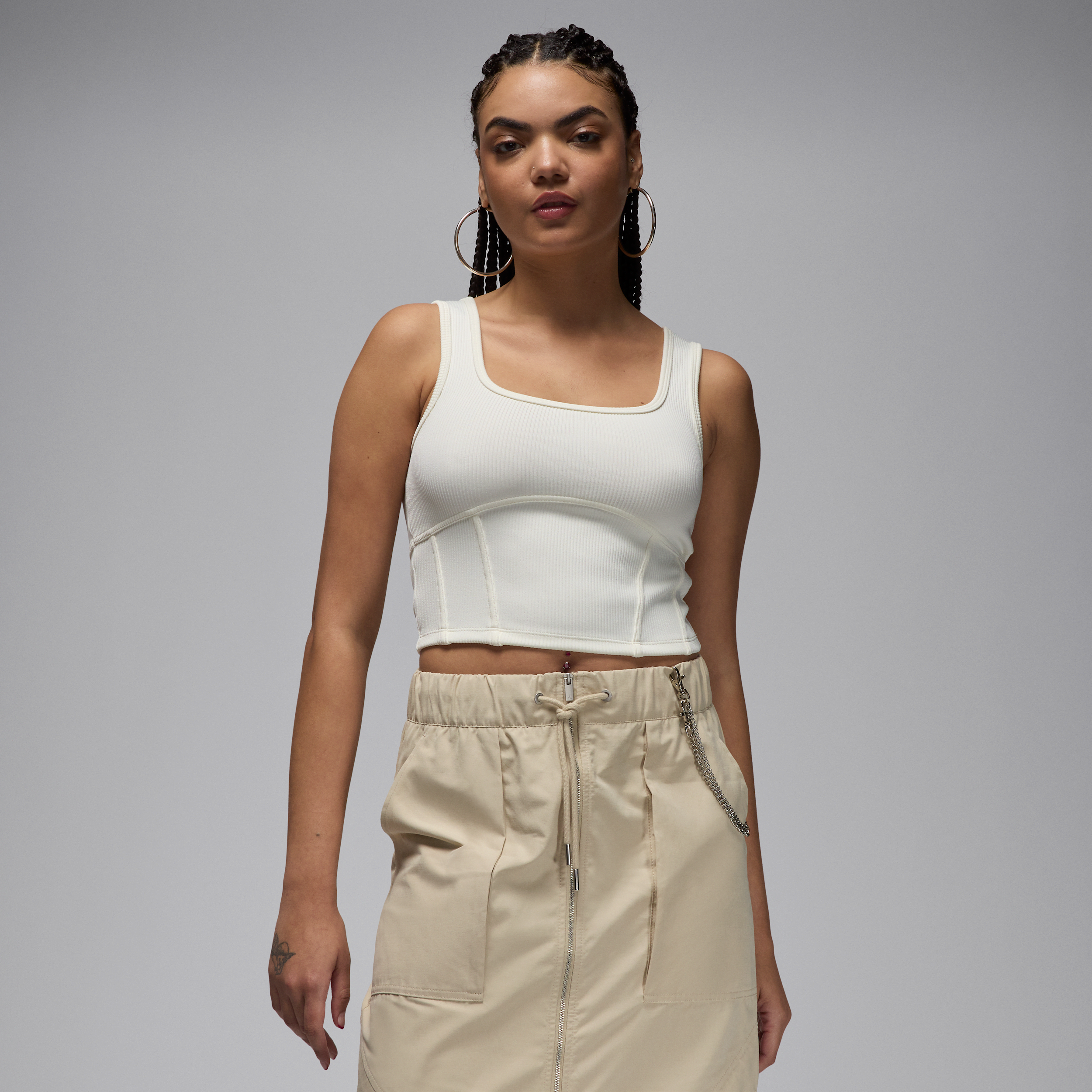 JORDAN WOMEN'S  CROPPED TANK TOP 1015710114