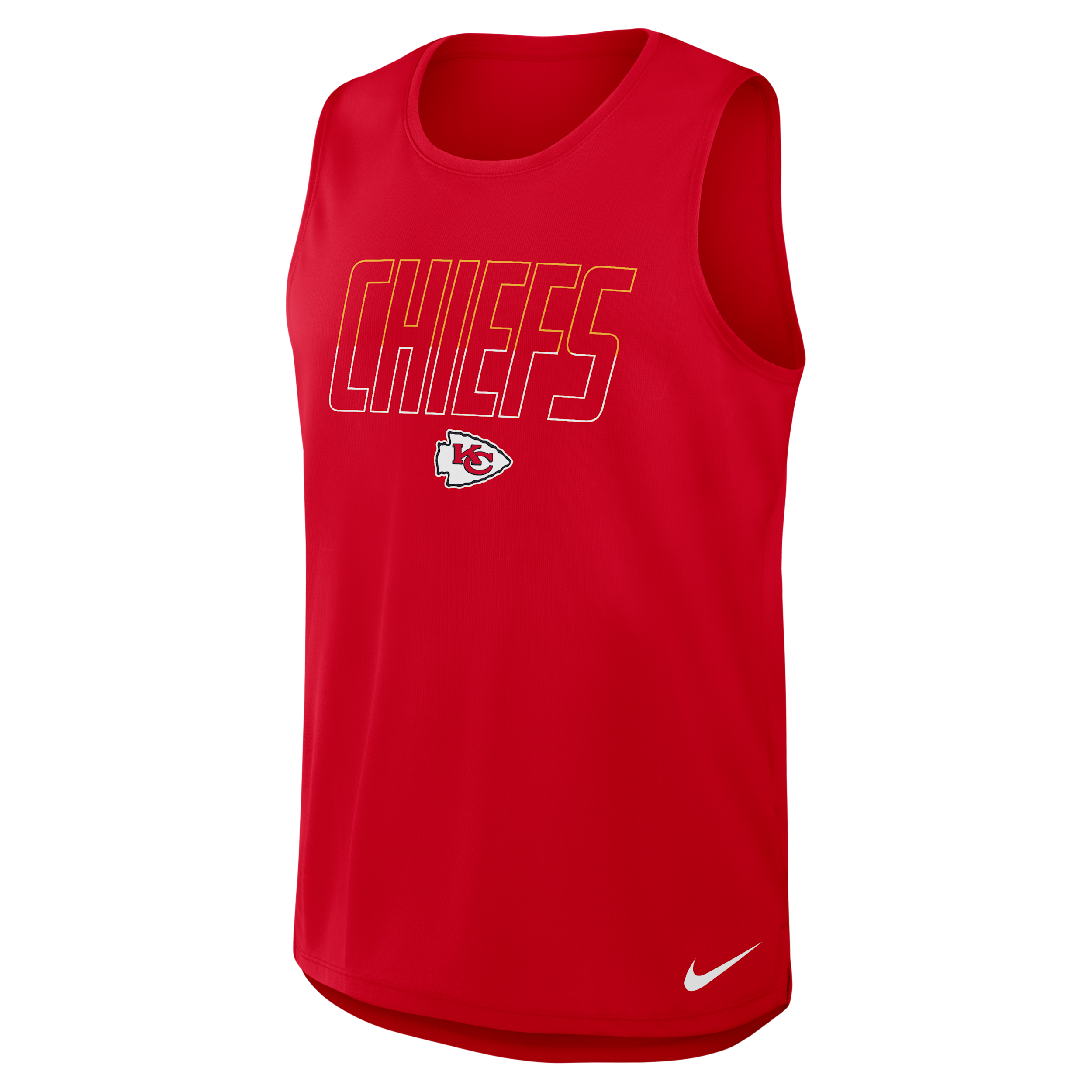 Kansas City Chiefs Nike Men's Dri-FIT NFL Tank Top in Red | 045R65N7G-YPB